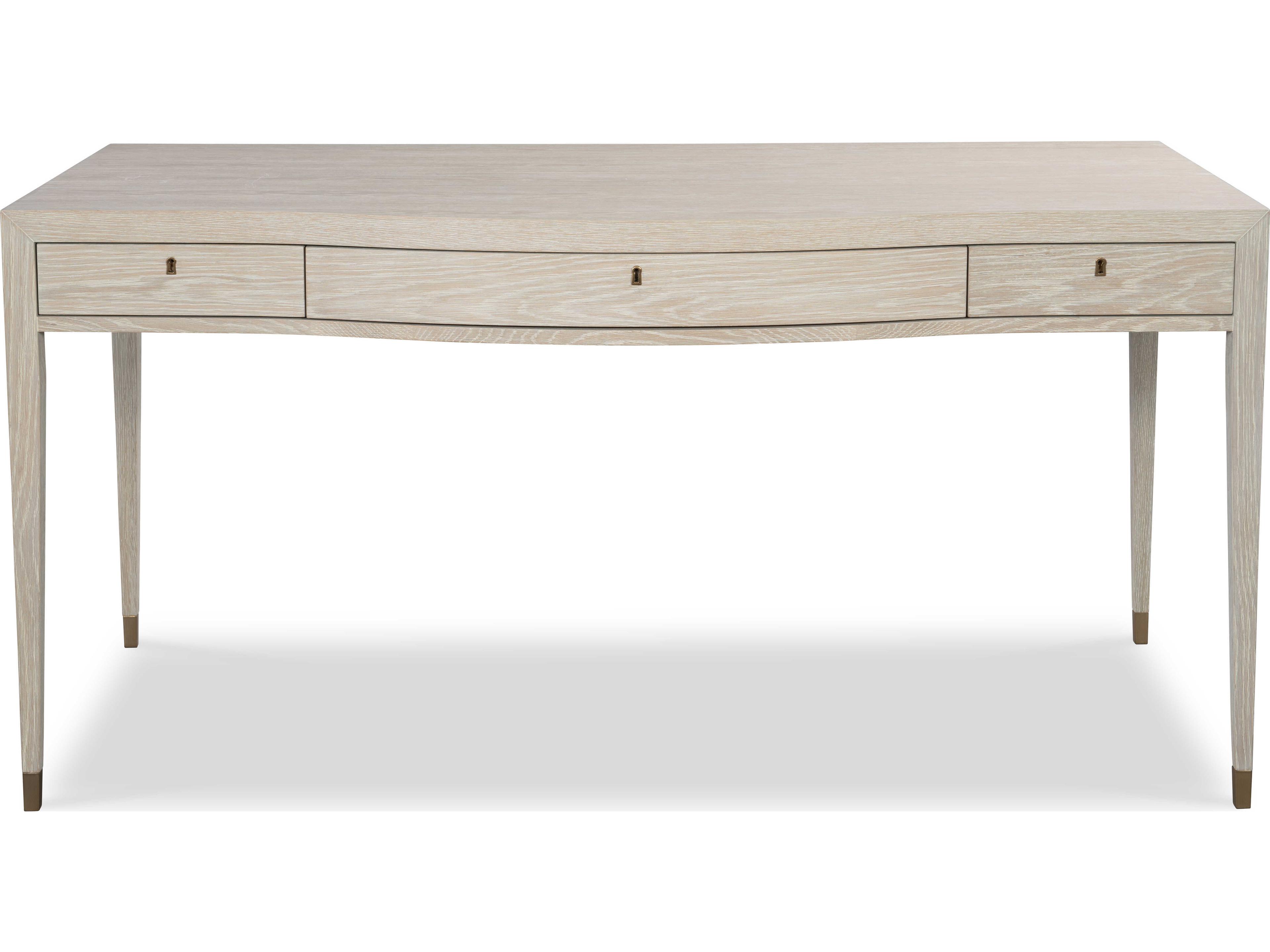 Century Furniture Monarch Beige Oak Wood Writing Desk