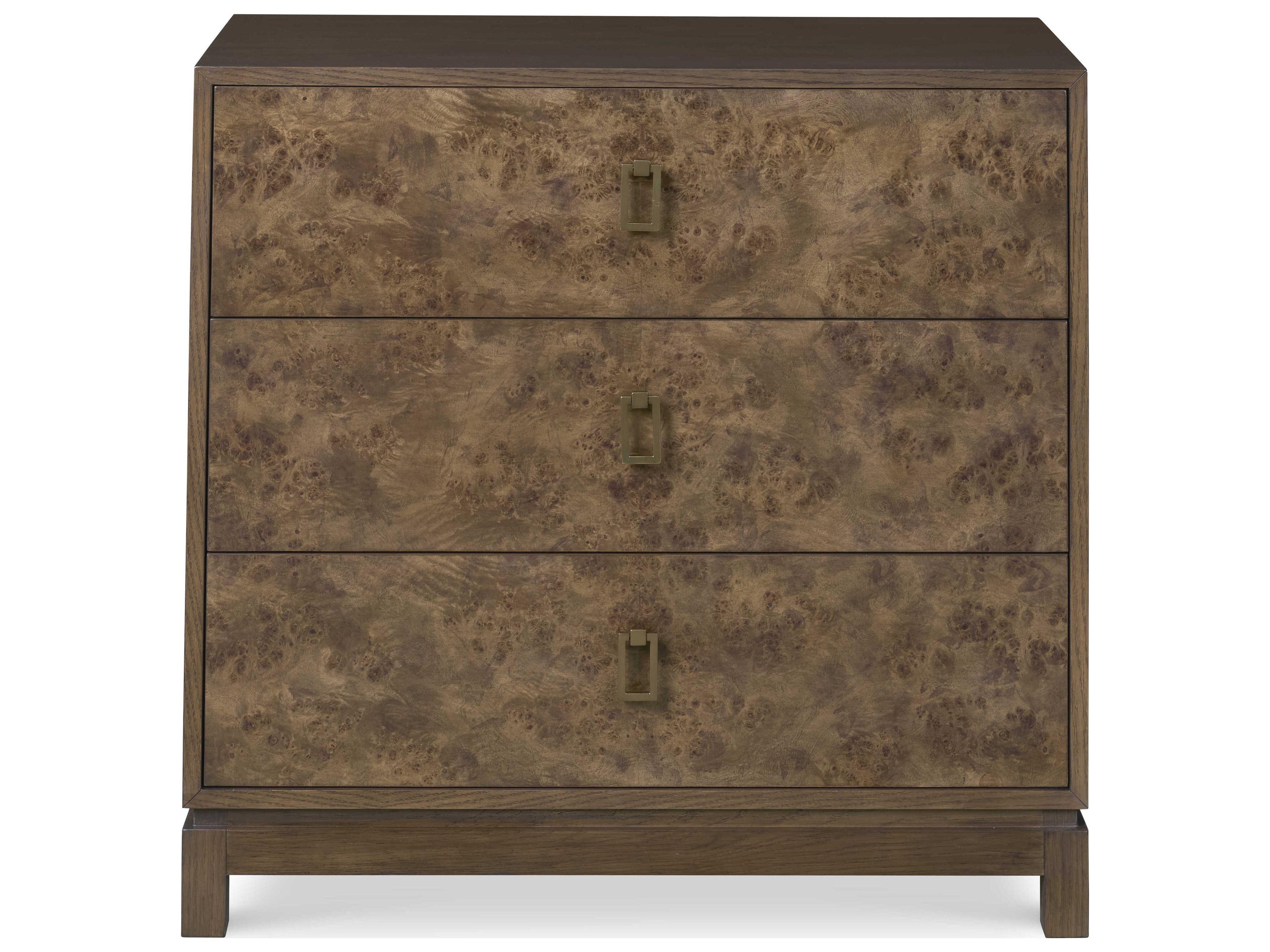 Century Furniture Monarch Brown Oak Wood Accent Chest