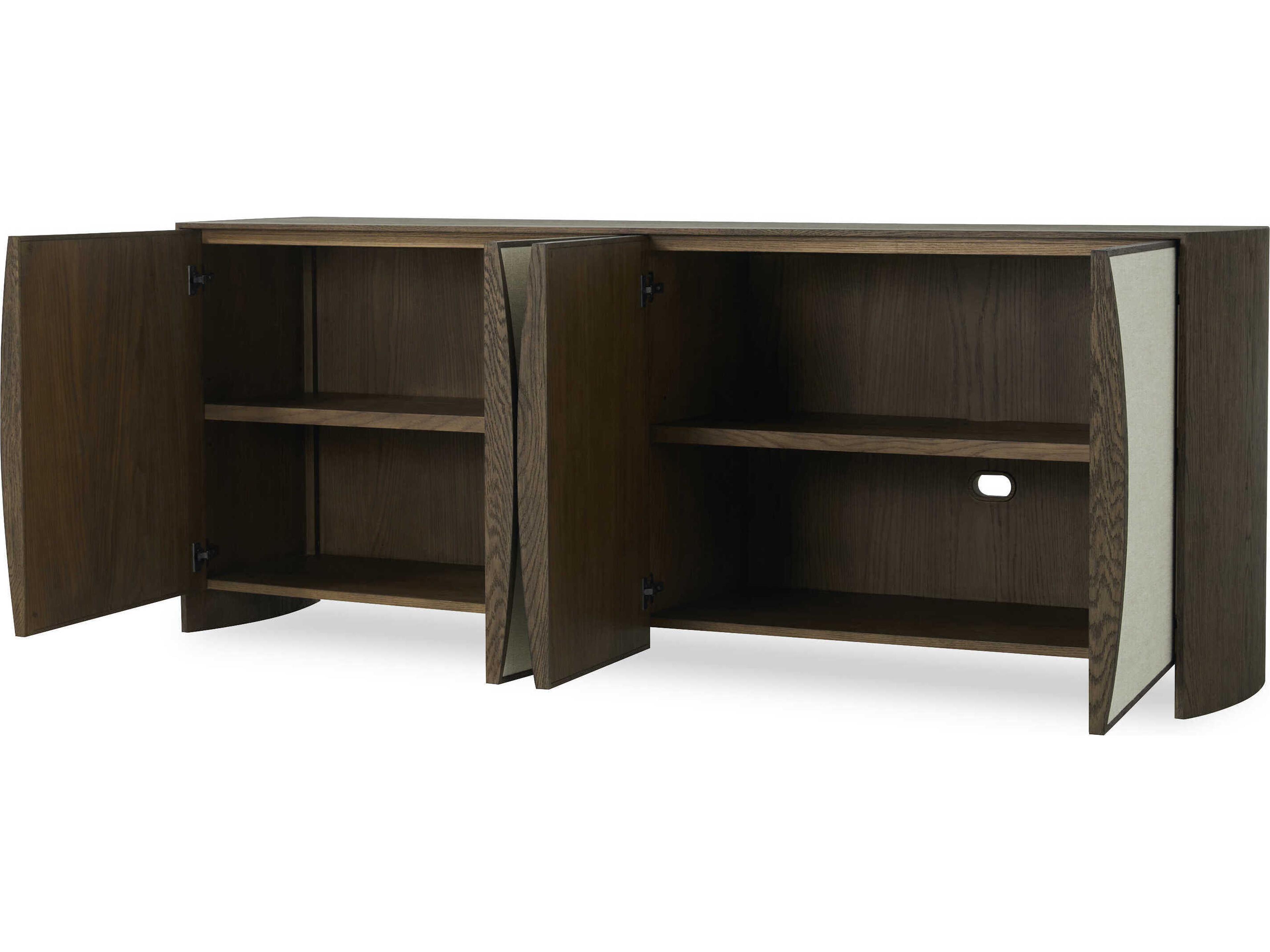 Century Furniture Monarch 84" Oak Wood Sideboard