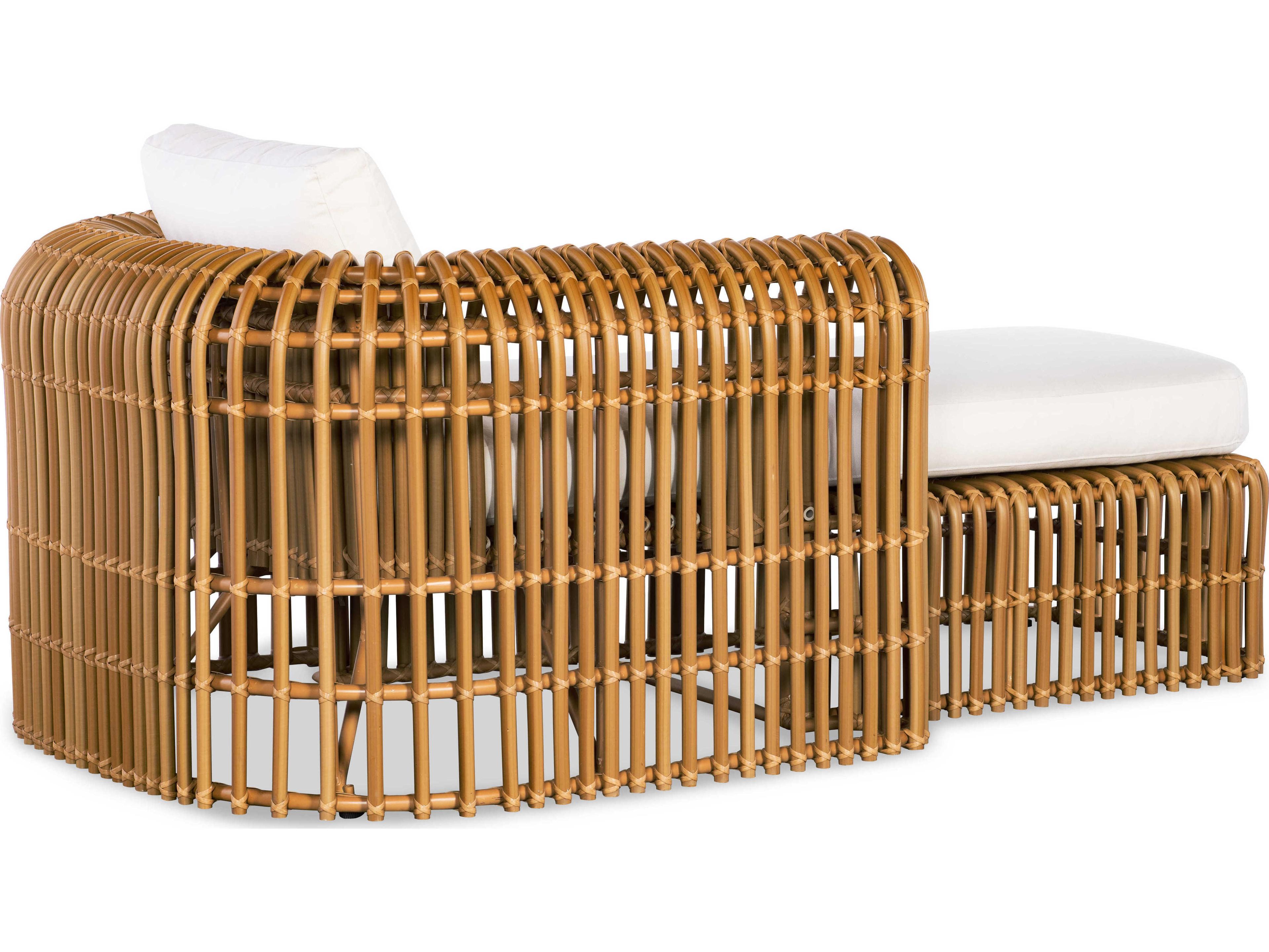 Century Outdoor Carrier And Company Aluminum Cushion Chaise Lounge