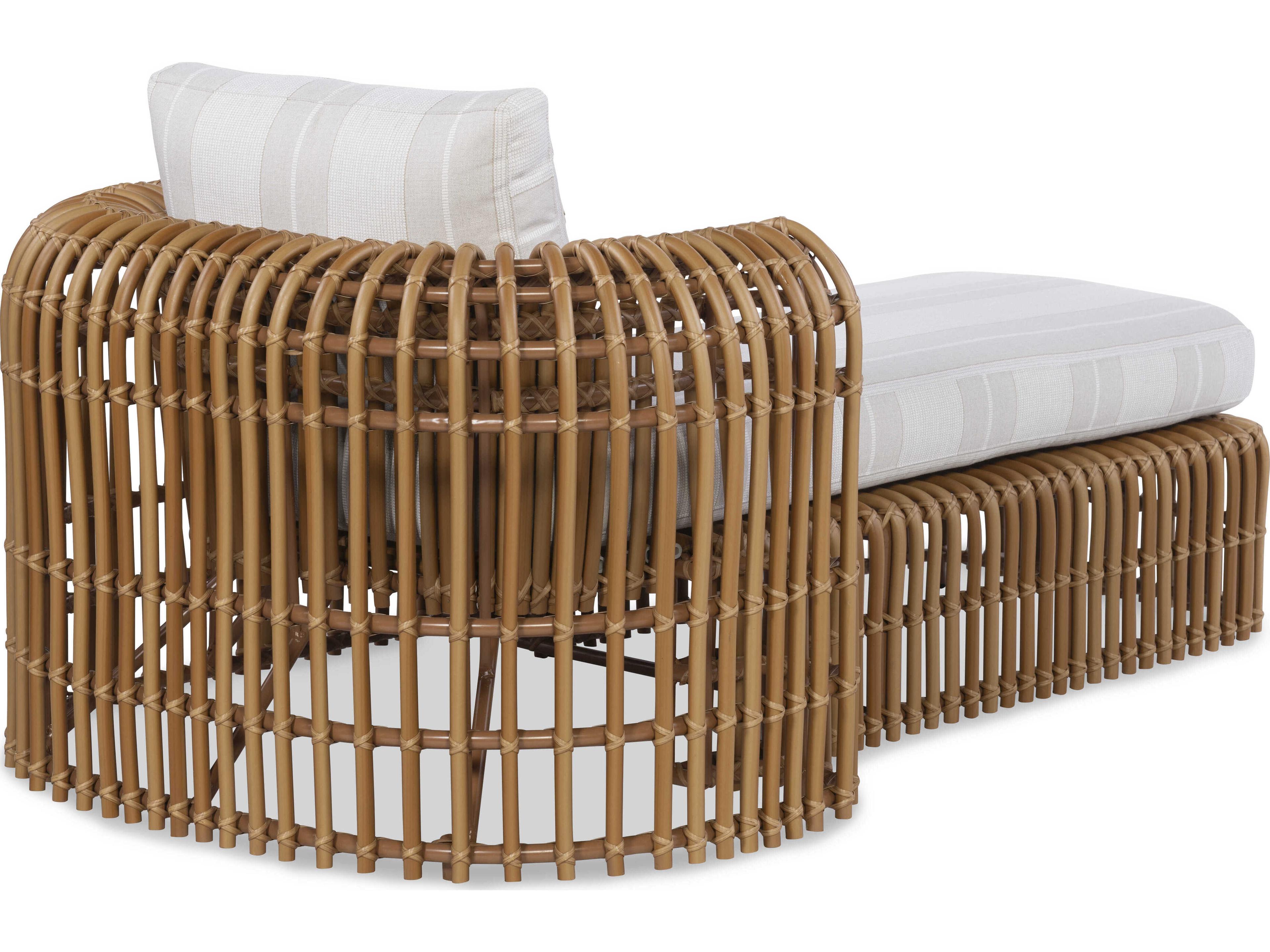 Century Outdoor Carrier And Company Aluminum Cushion Chaise Lounge