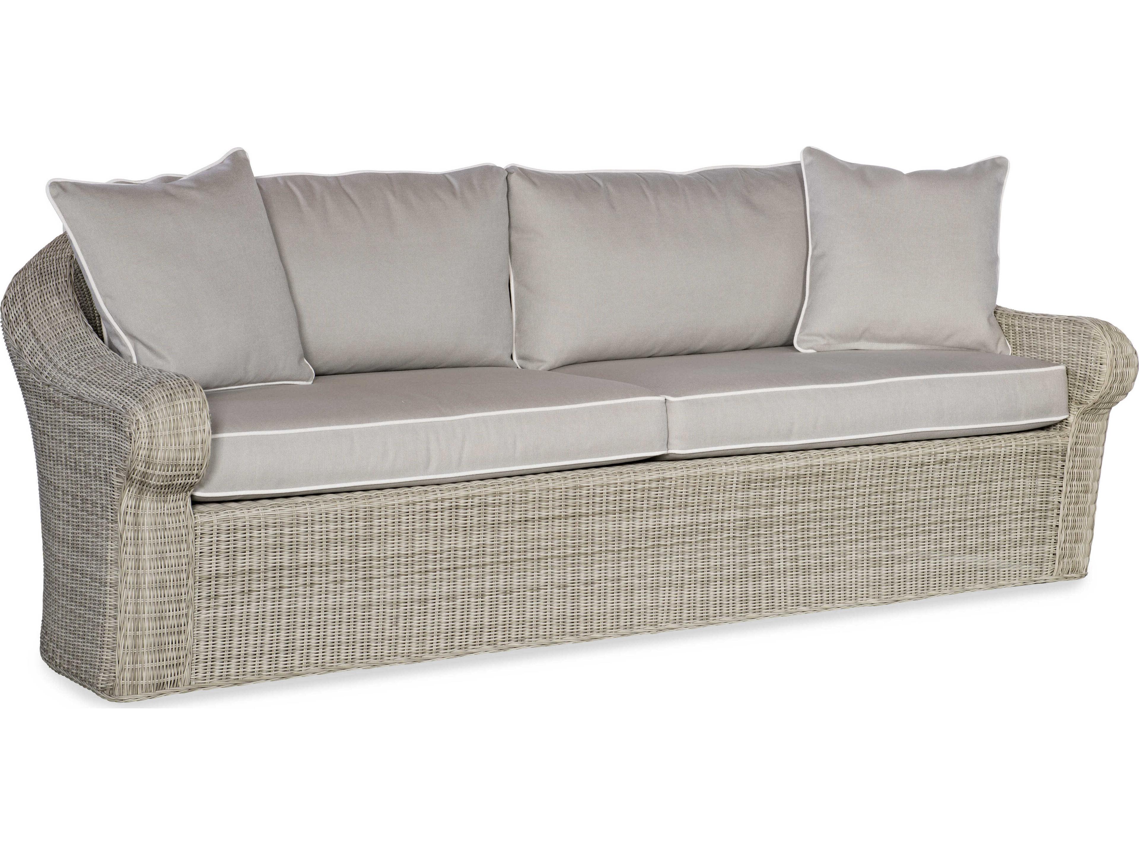 Carrier And Company Aluminum Cushion Sofa