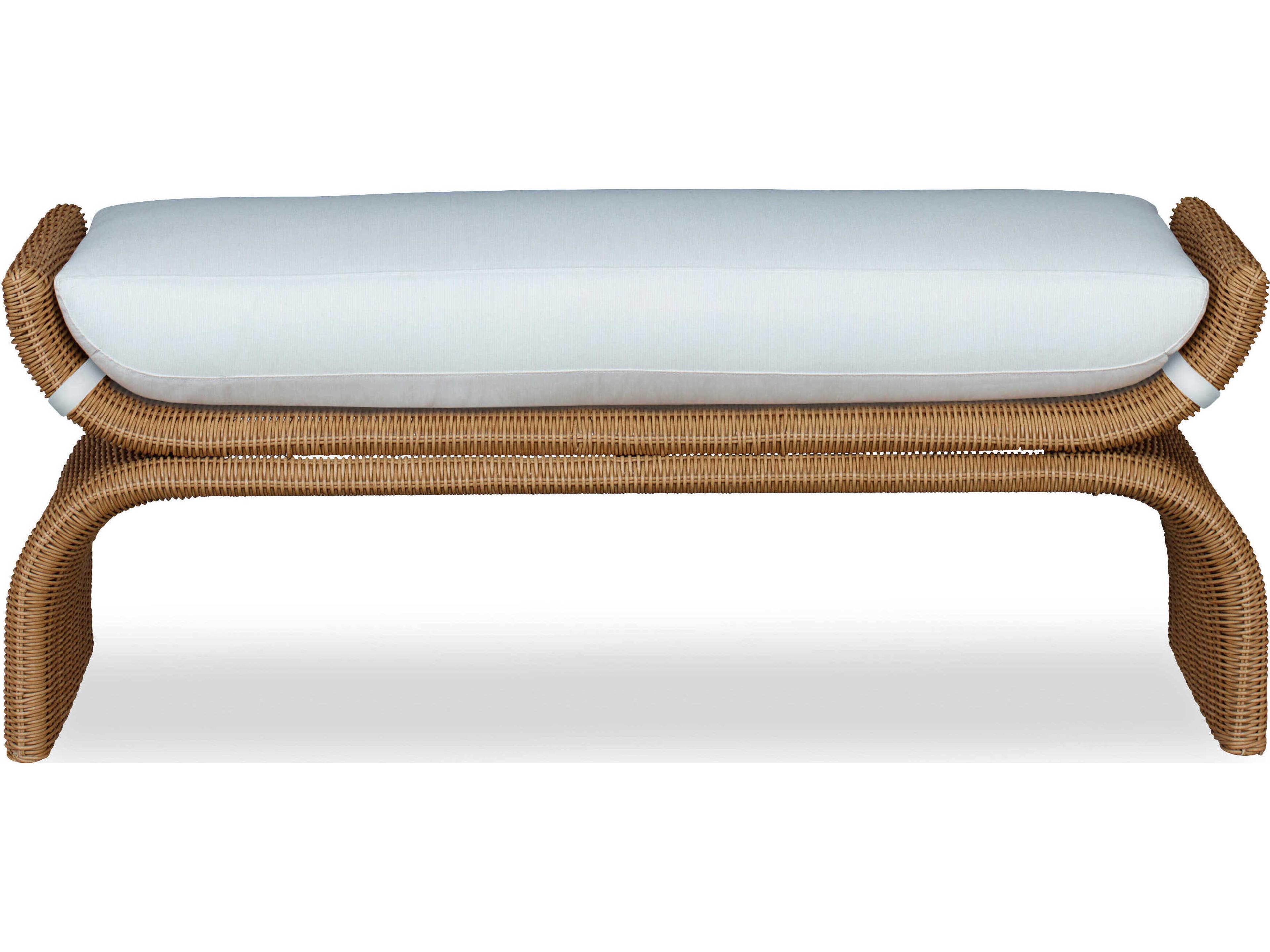 Century Outdoor Carrier And Company Aluminum Cushion Bench