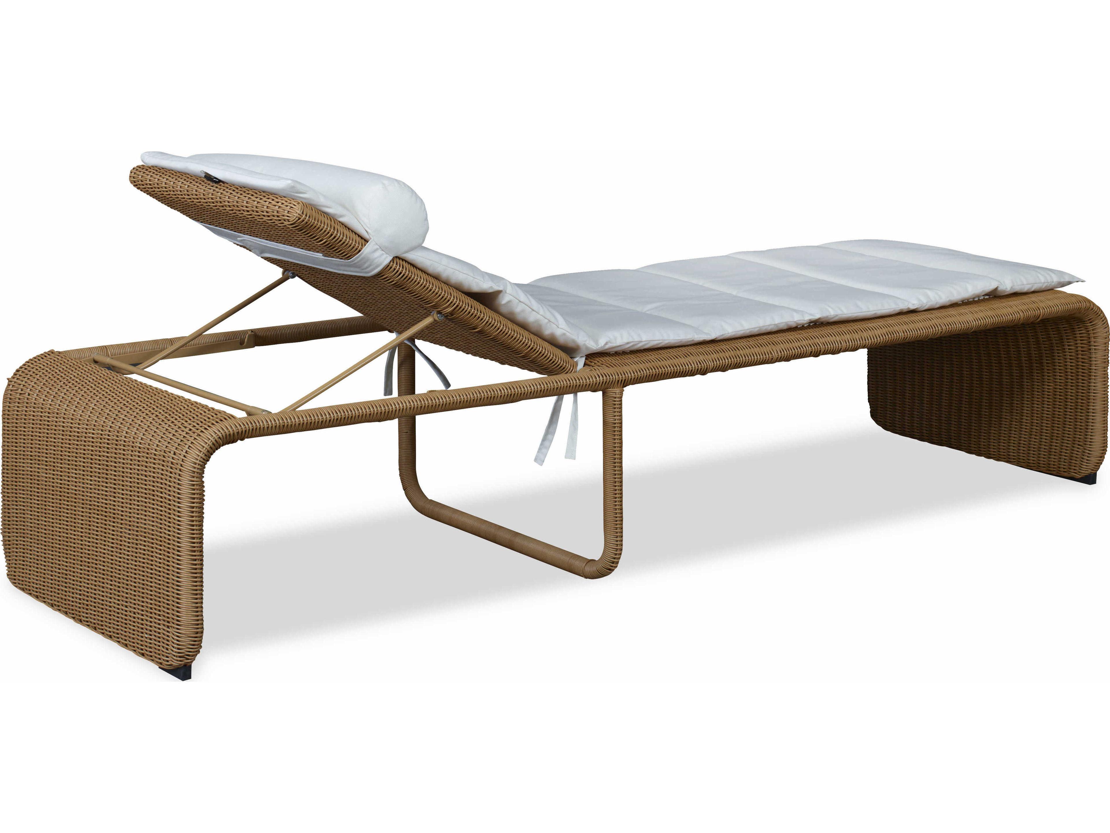 Century Outdoor Carrier And Company Aluminum Cushion Chaise Lounge