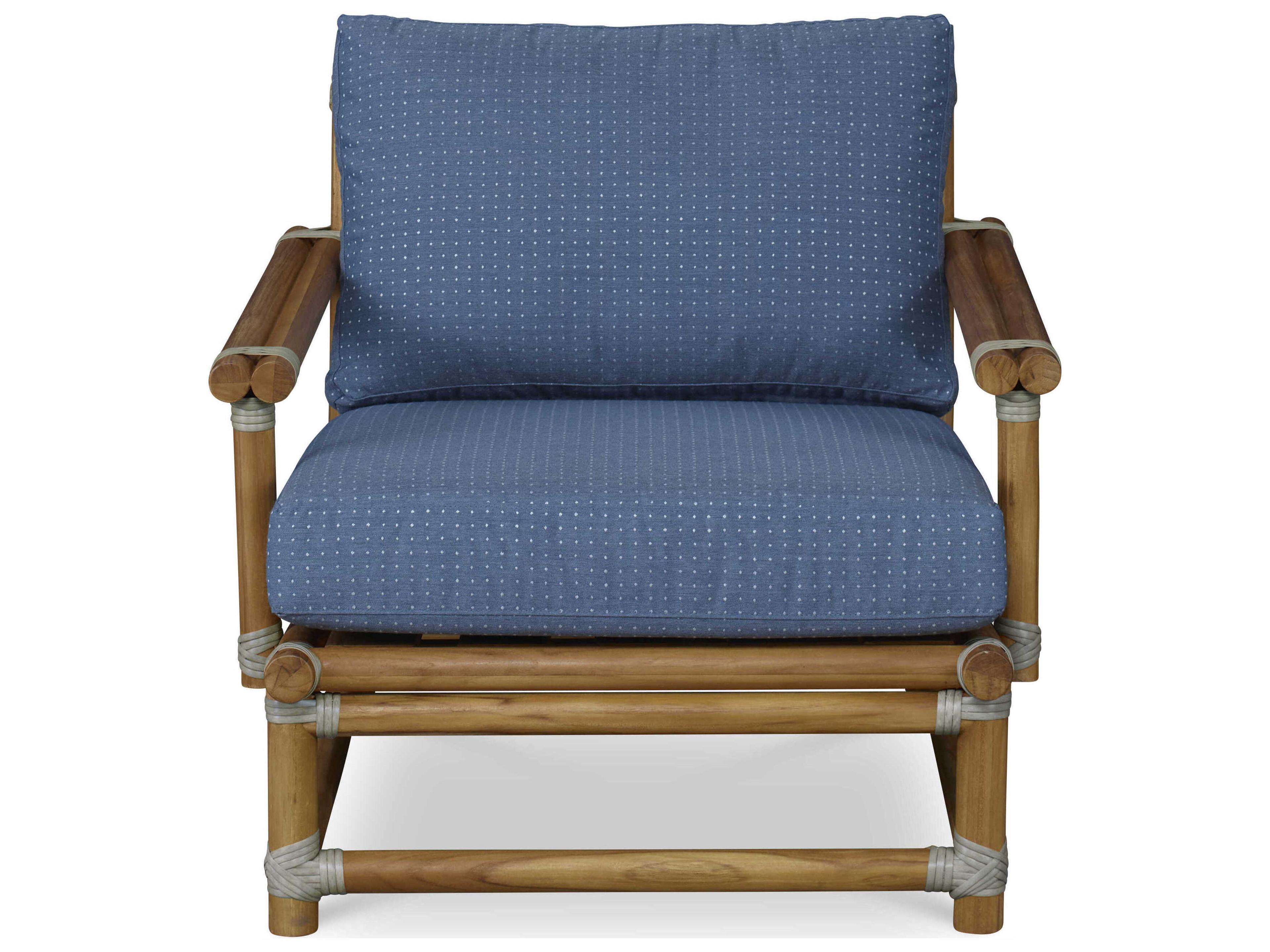 Century Outdoor Carrier And Company Resin Cushion Lounge Chair