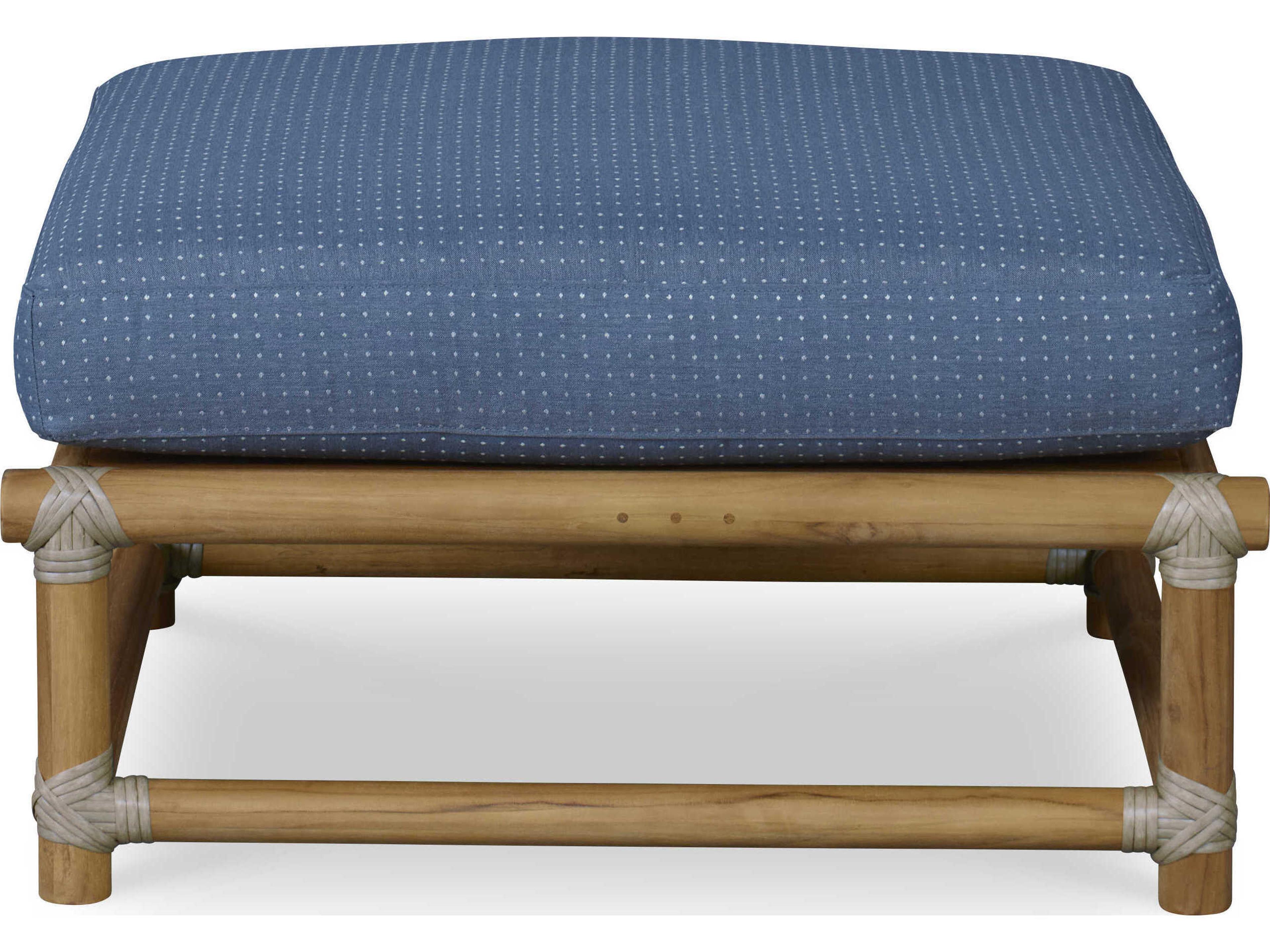 Century Outdoor Carrier And Company Resin Cushion Ottoman