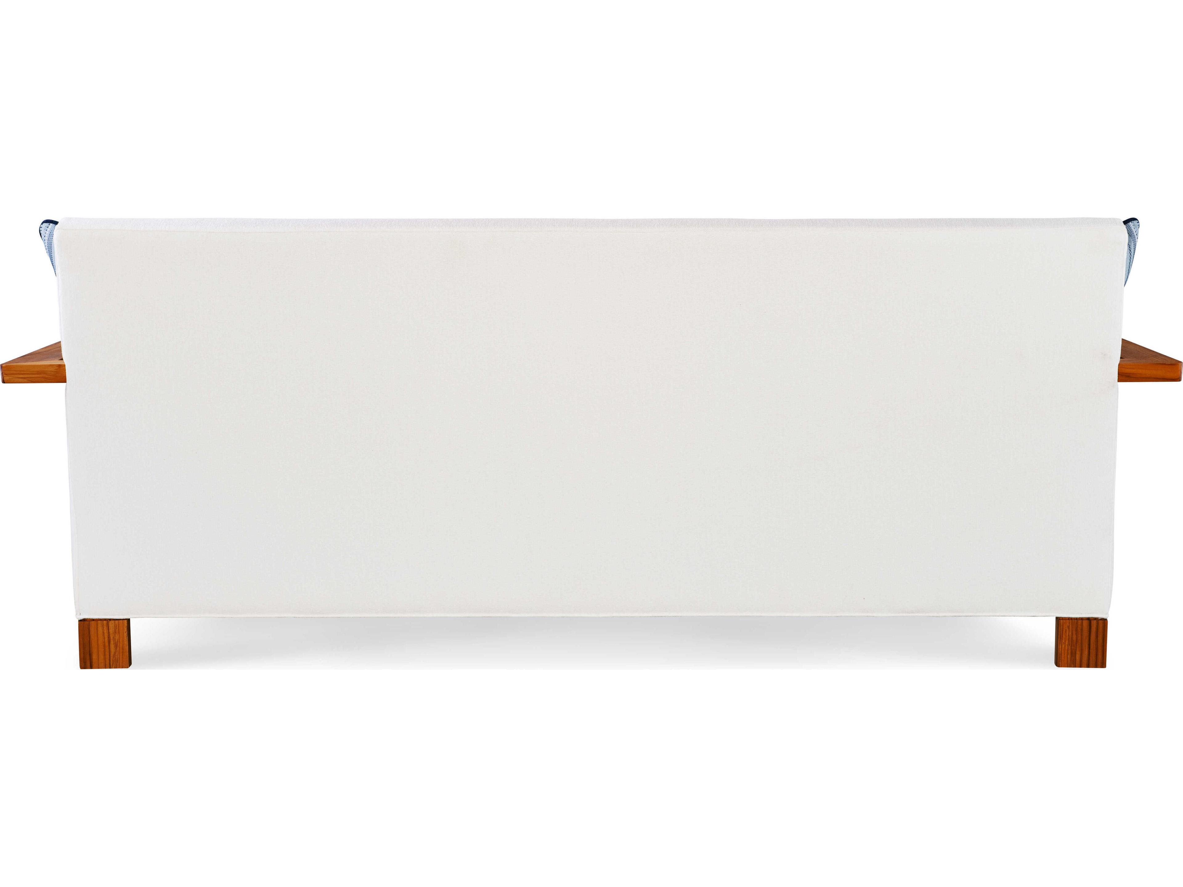 Century Outdoor Carrier And Company Teak Cushion Sofa