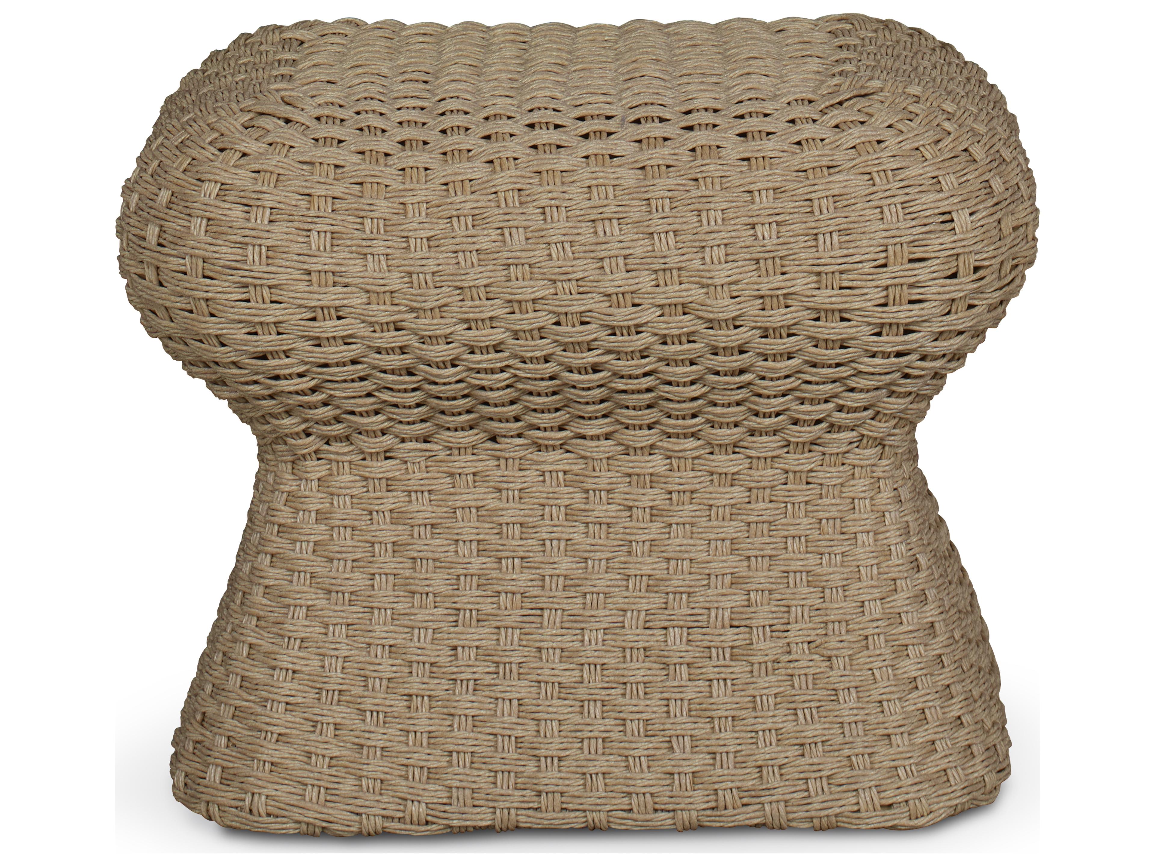Century Outdoor Warren Outdoor Ottoman - Natural