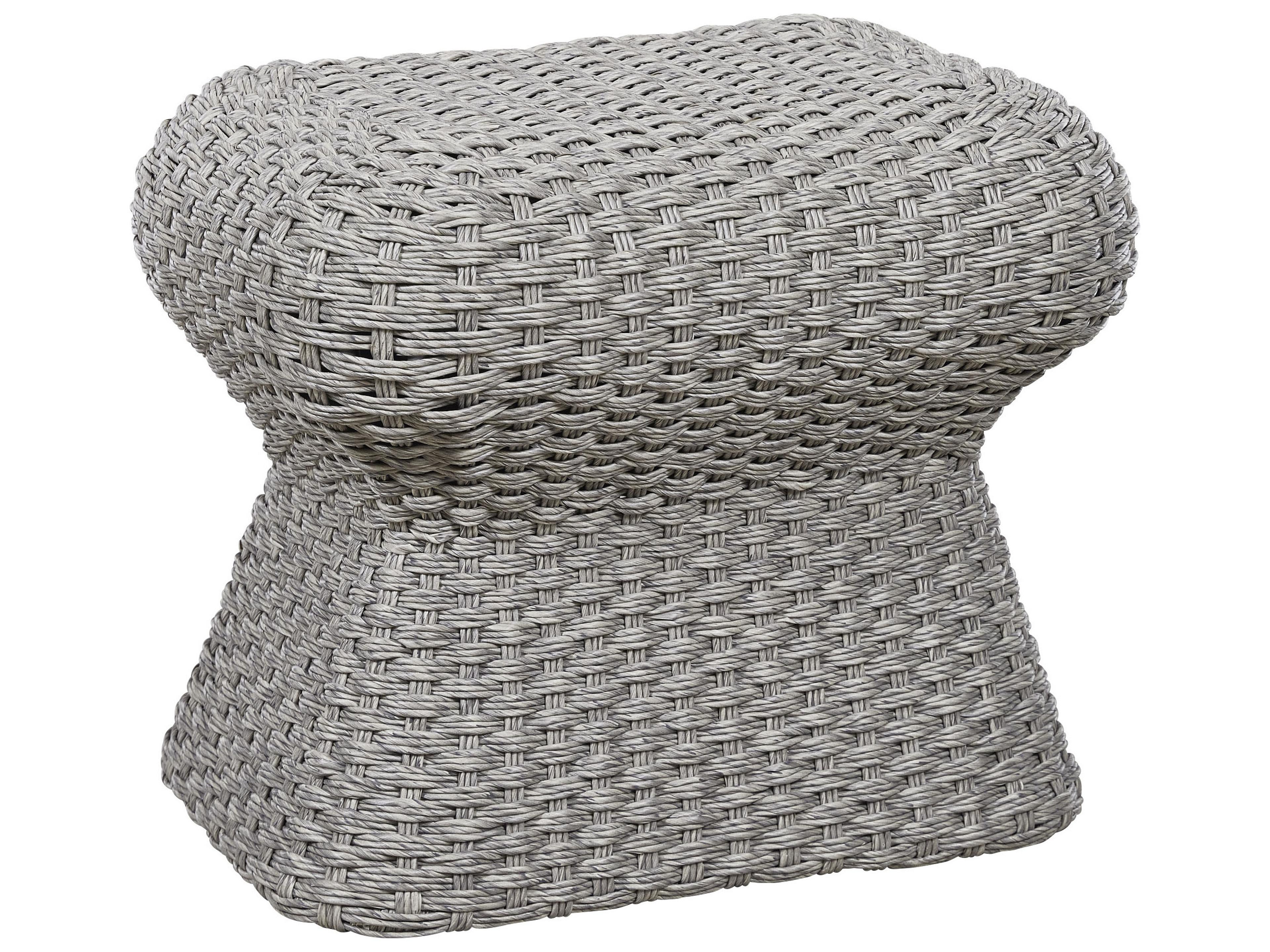 Warren Outdoor Ottoman - Grey