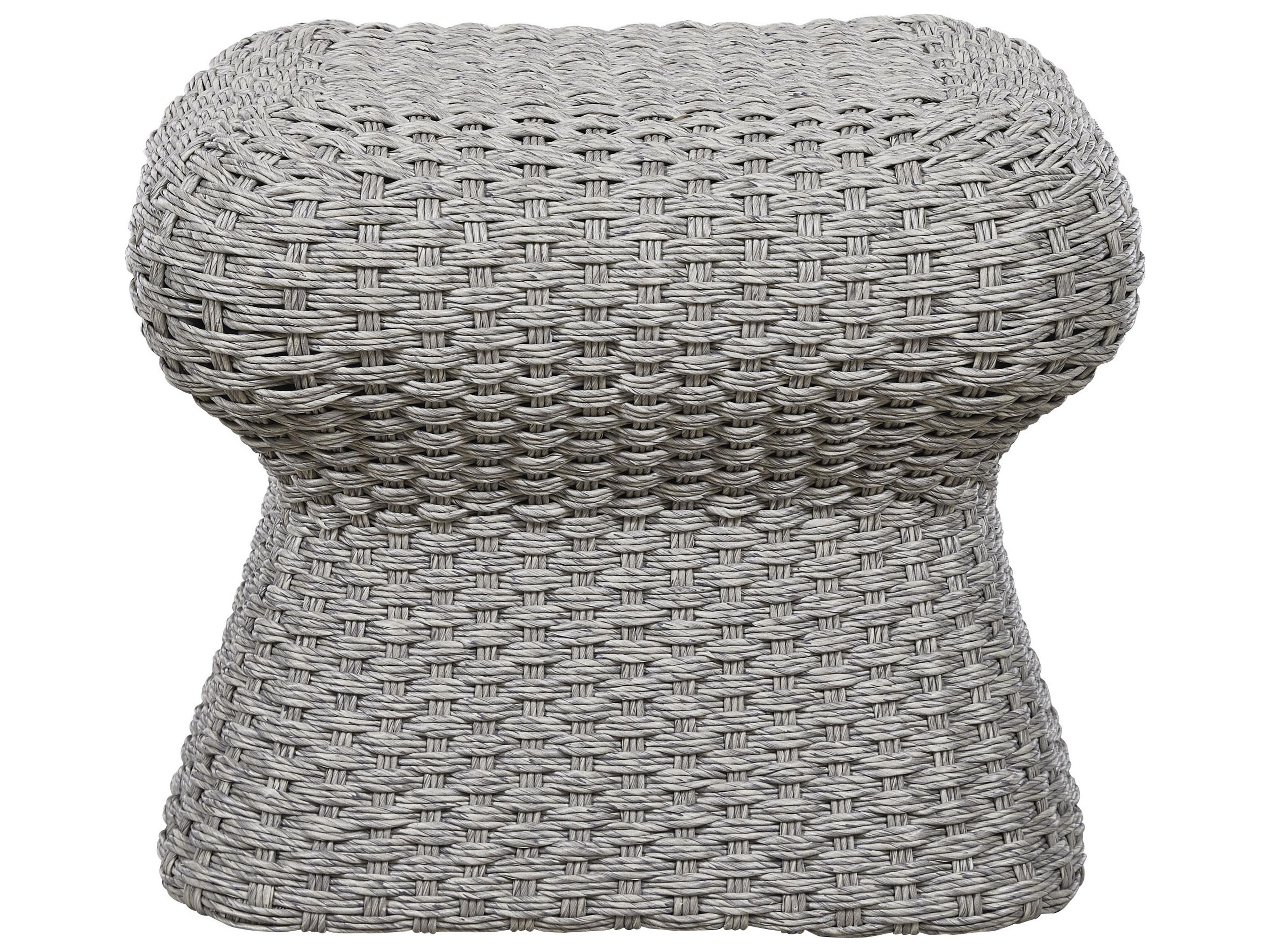 Century Outdoor Warren Outdoor Ottoman - Grey