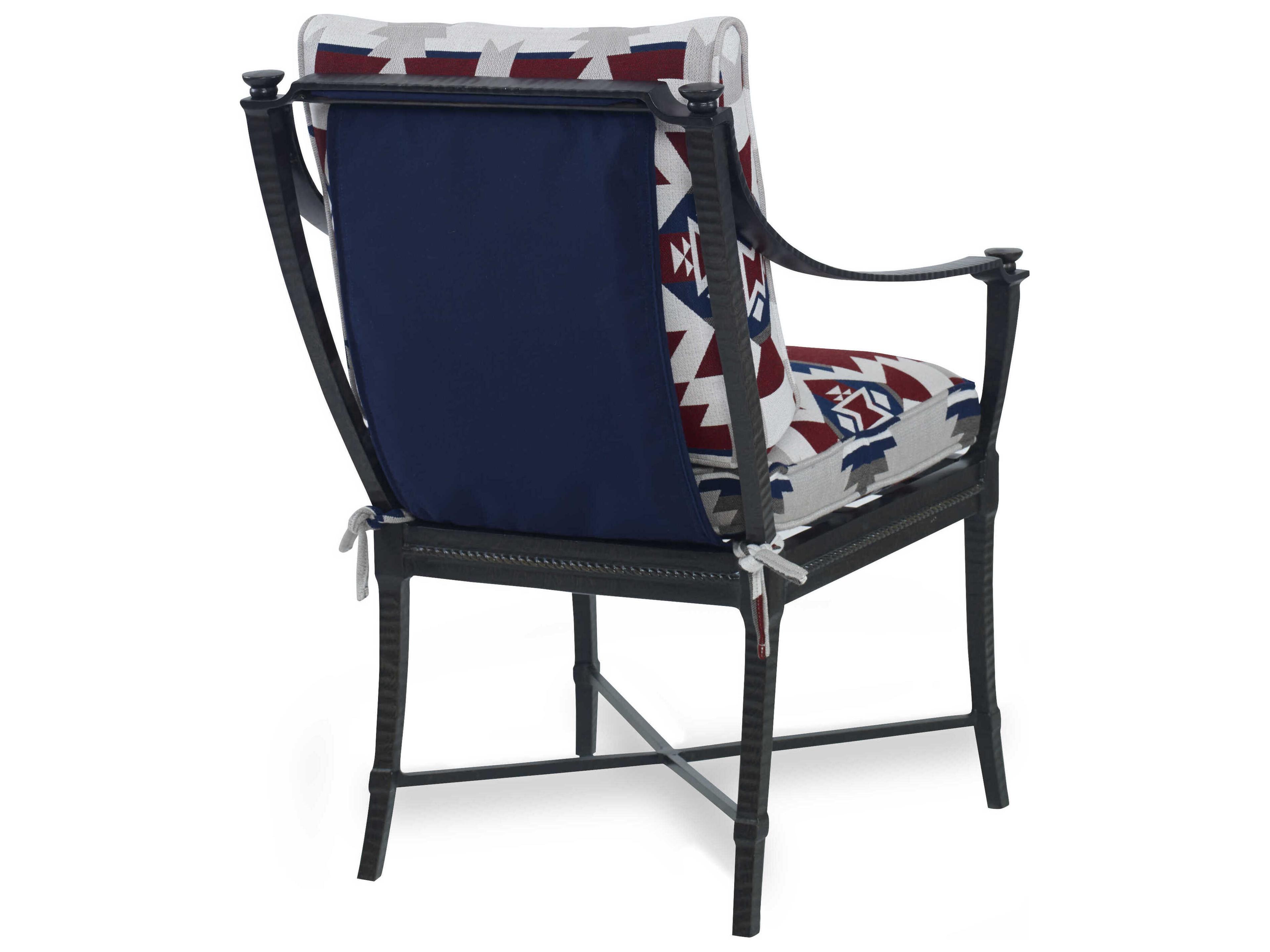 Century Outdoor Andalusia Cordoba Aluminum Cushion Dining Chair