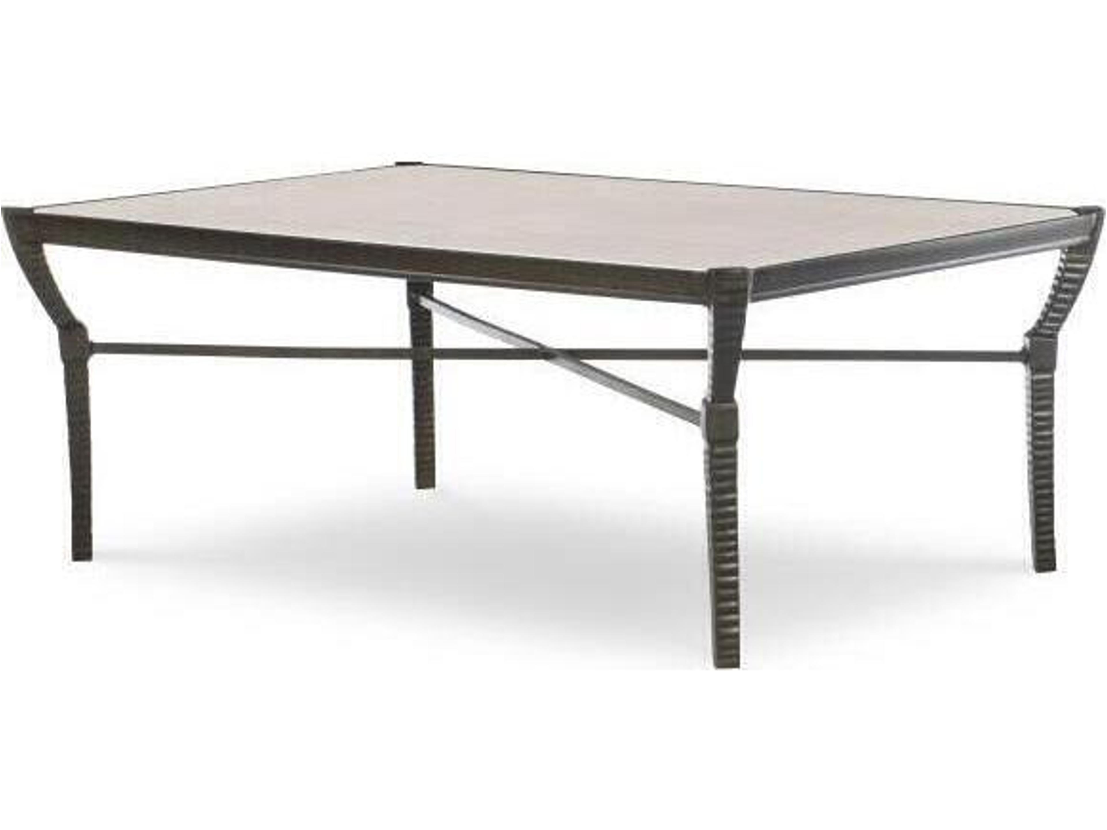 Andalusia Aluminum Rectangular Coffee Table