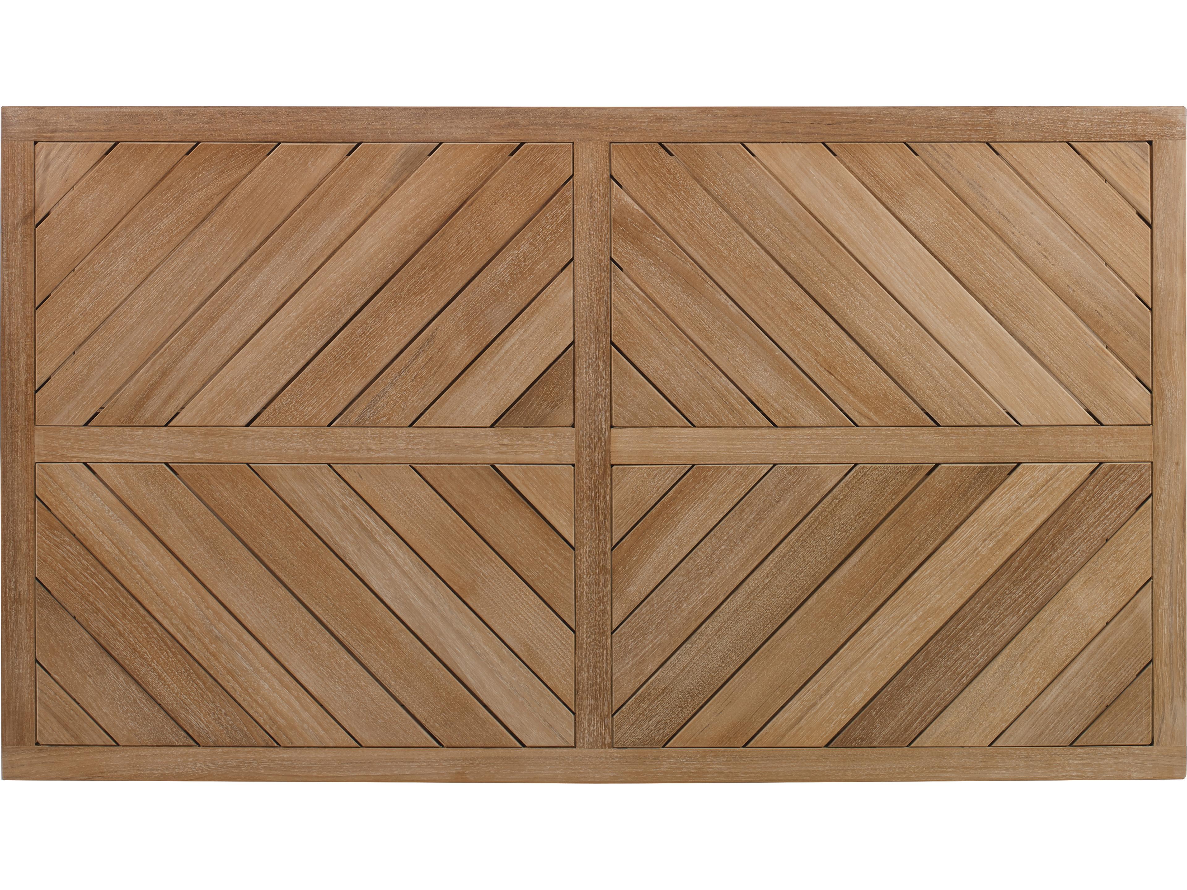 Century Outdoor West Bay Teak Rectangular Coffee Table