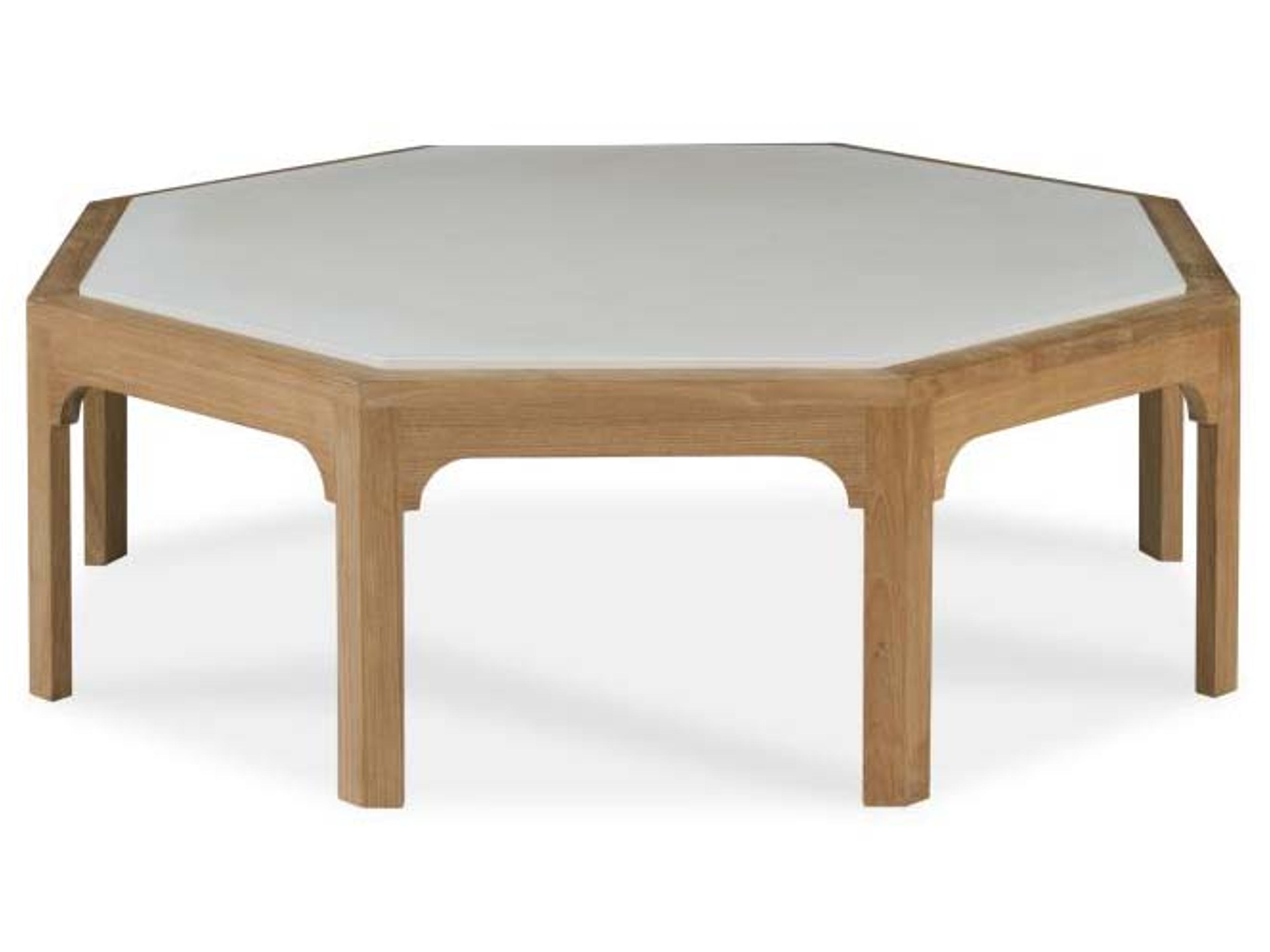 Tangier Teak Hexagon Coffee Table