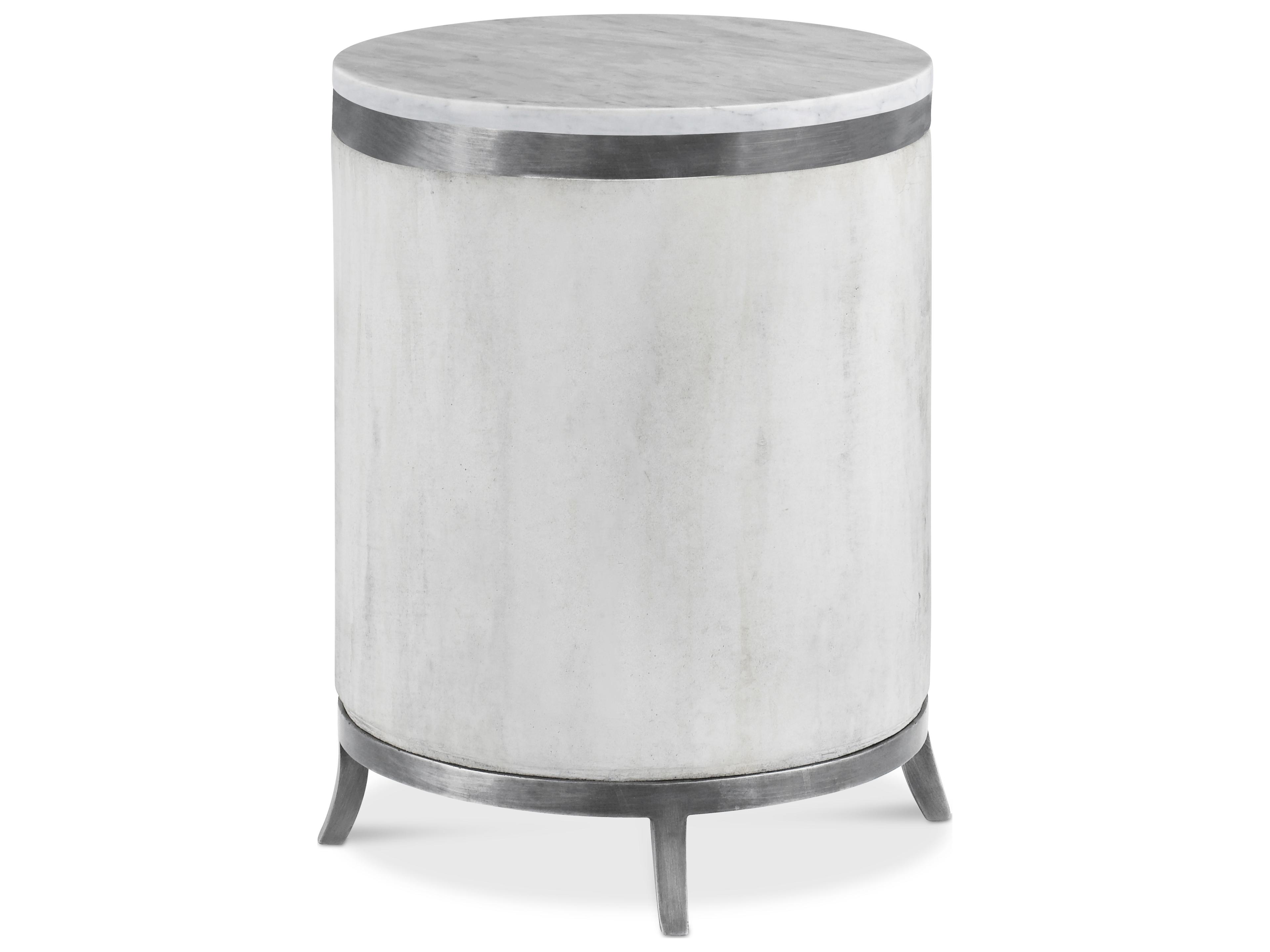 Complements Glass Reinforced Concrete Round End Table