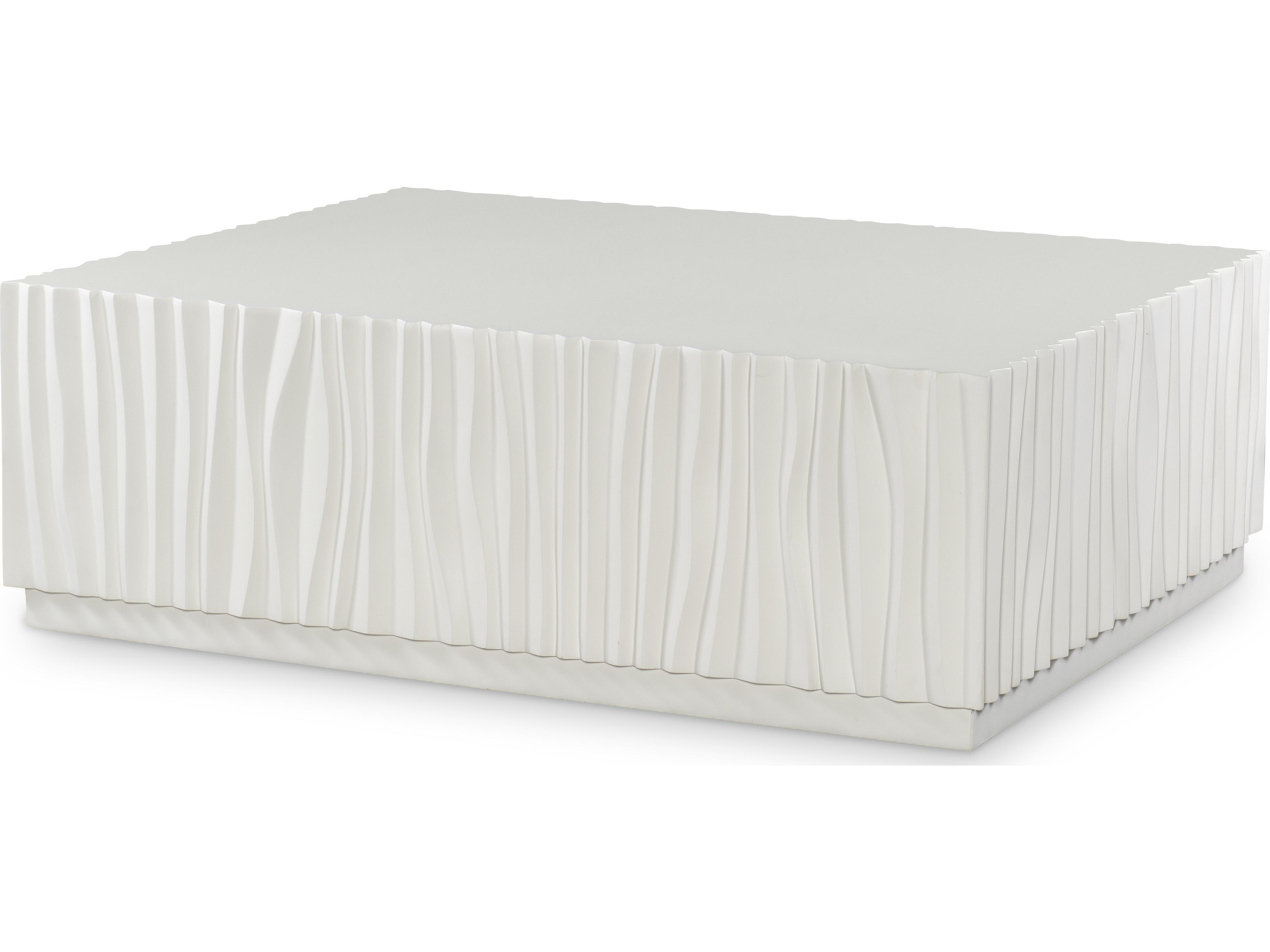 Complements Fiberglass Marquis Rectangular Coffee Table