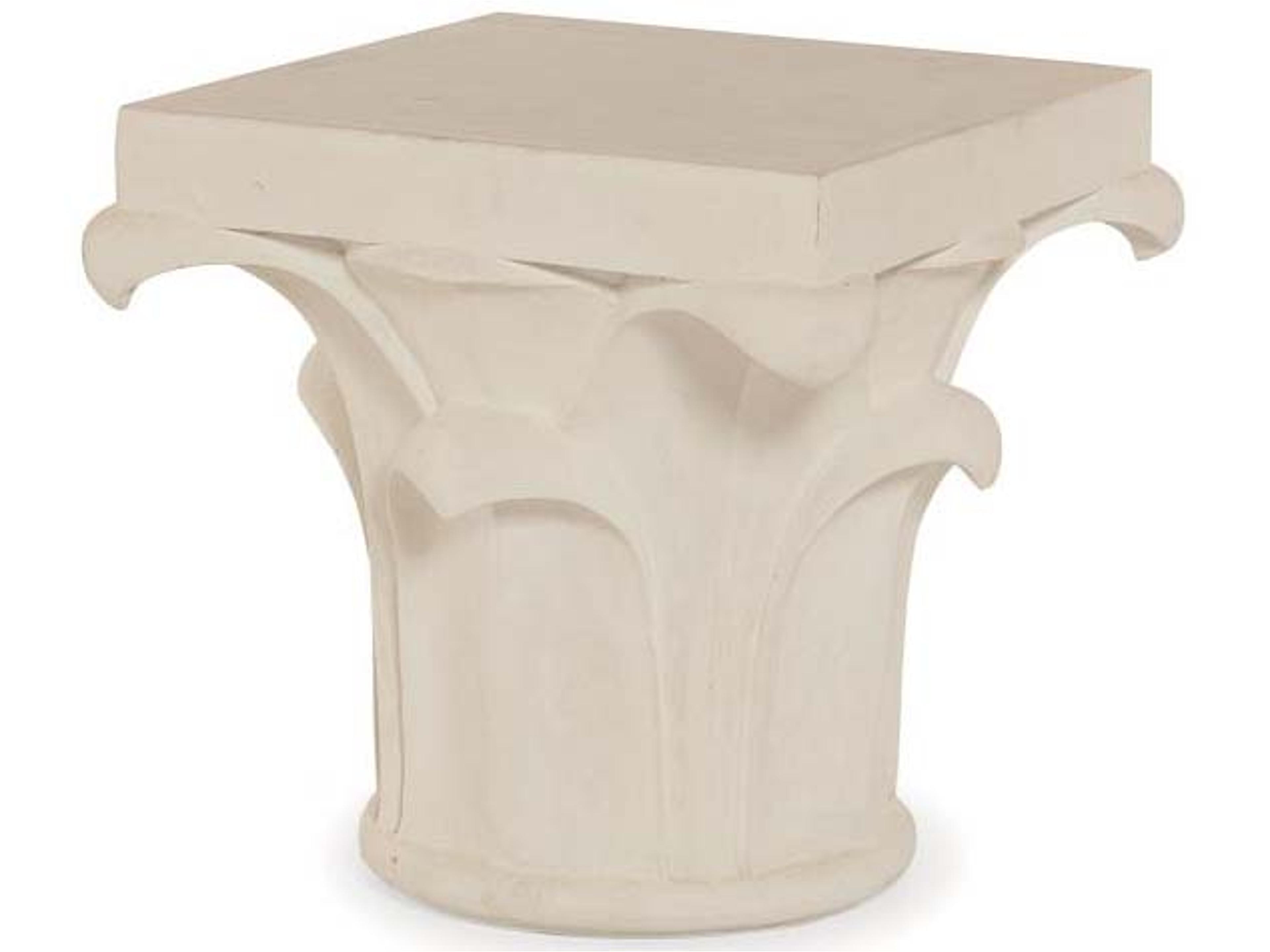 Complements Stone Corinthian Square End Table