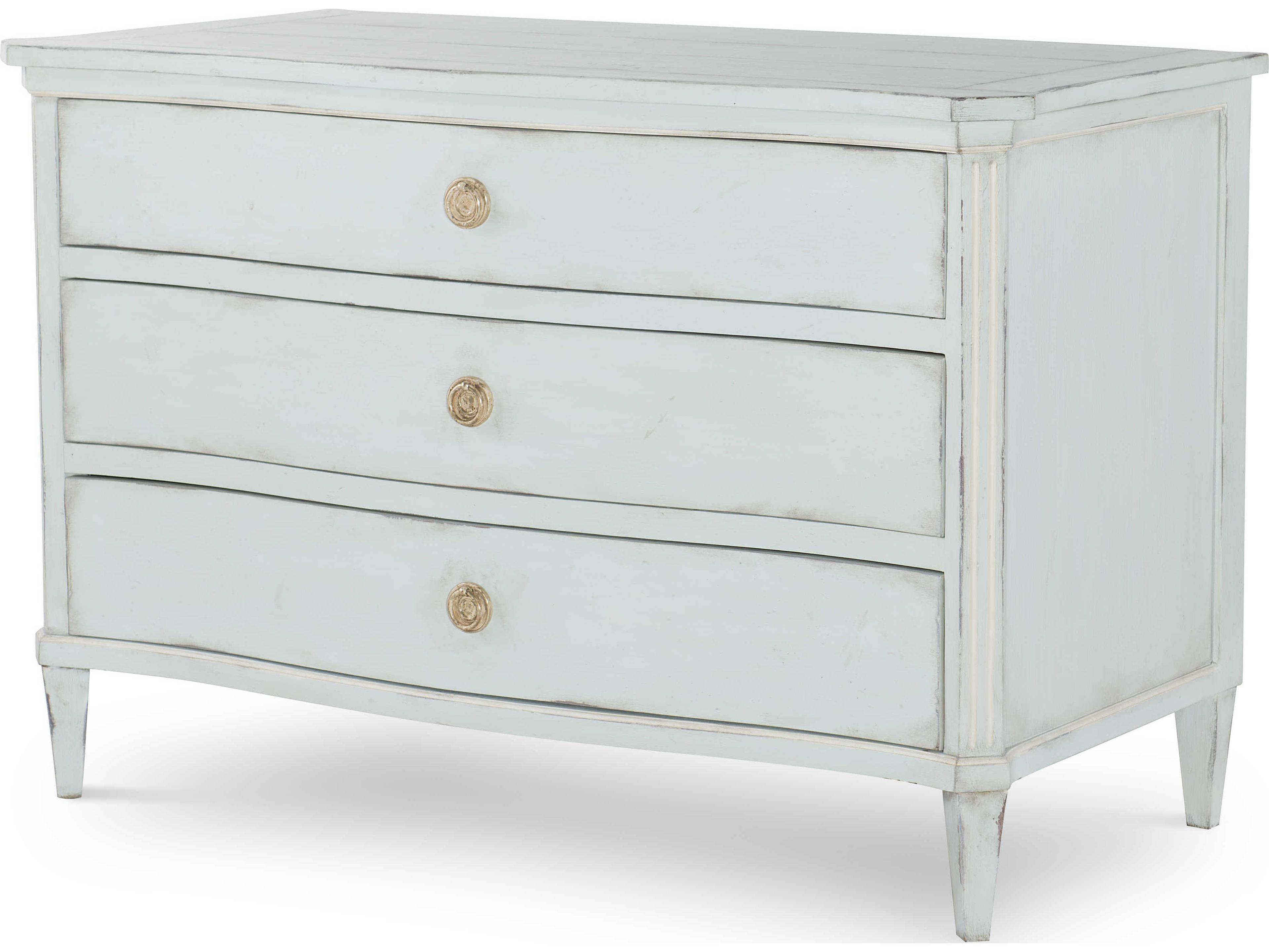 Grand Tour Antique Grey Brass Accent Chest