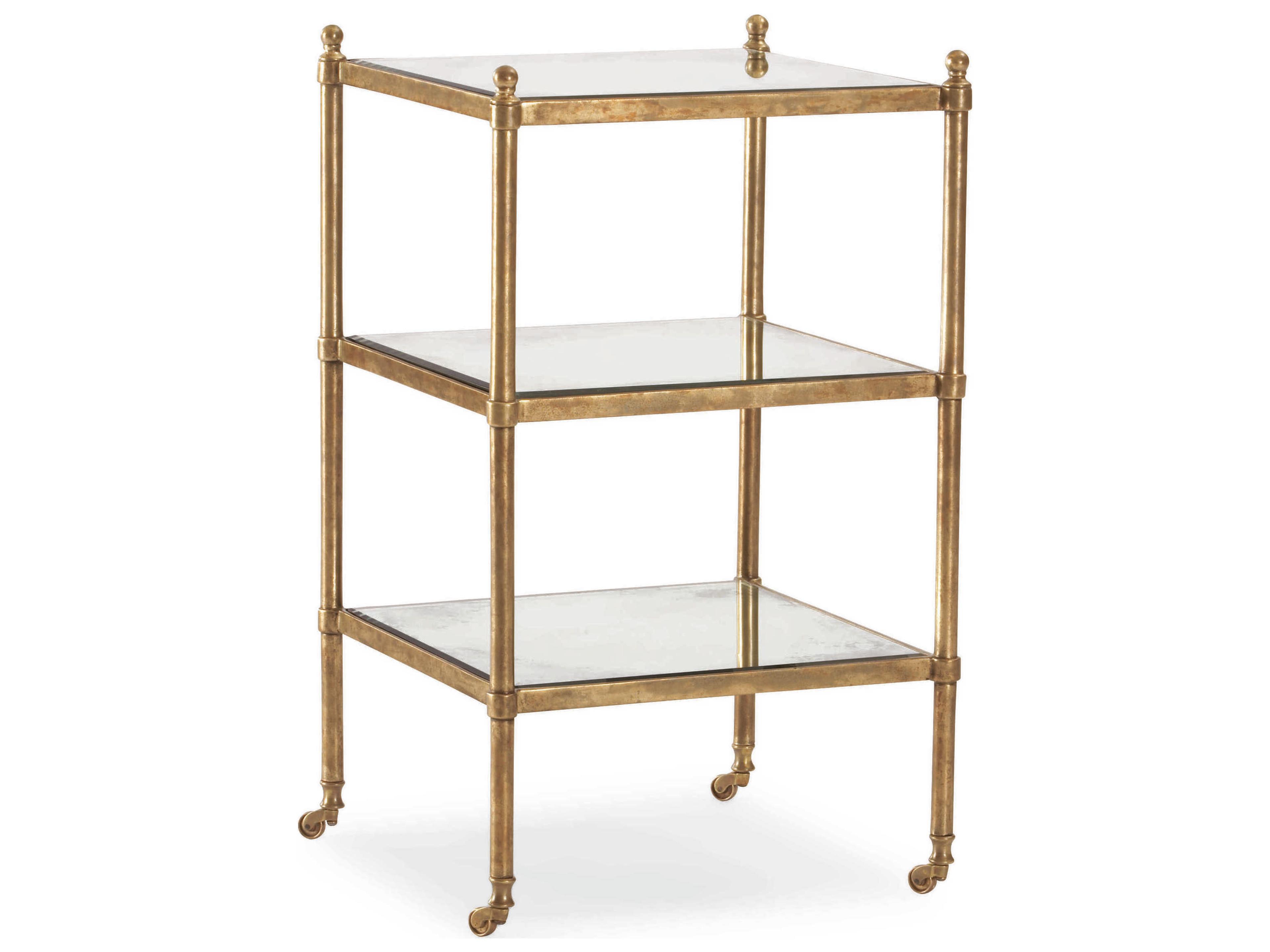 Grand Tour Square Mirror End Table