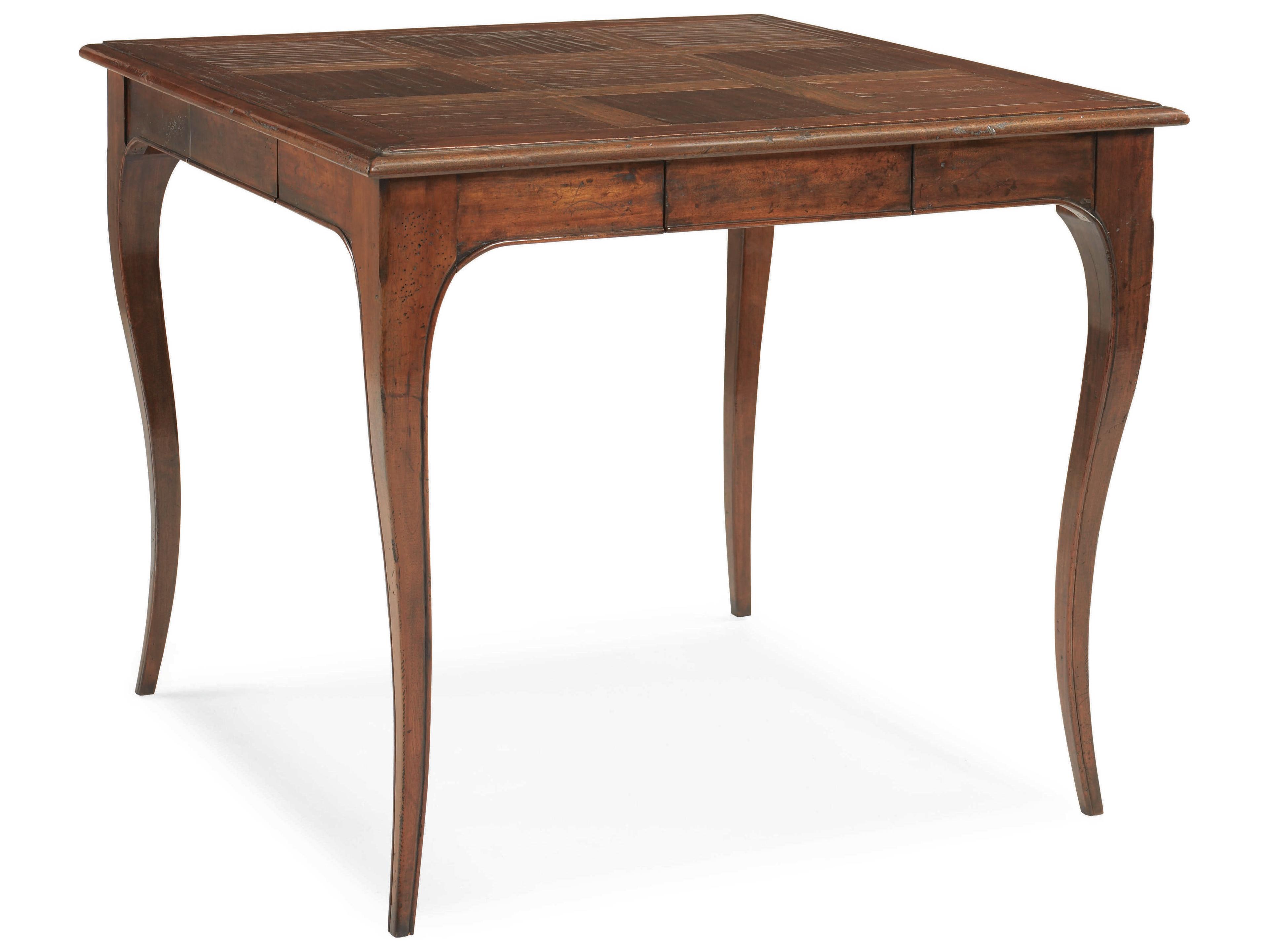 Grand Tour Brown Mahogany Wood Game Table