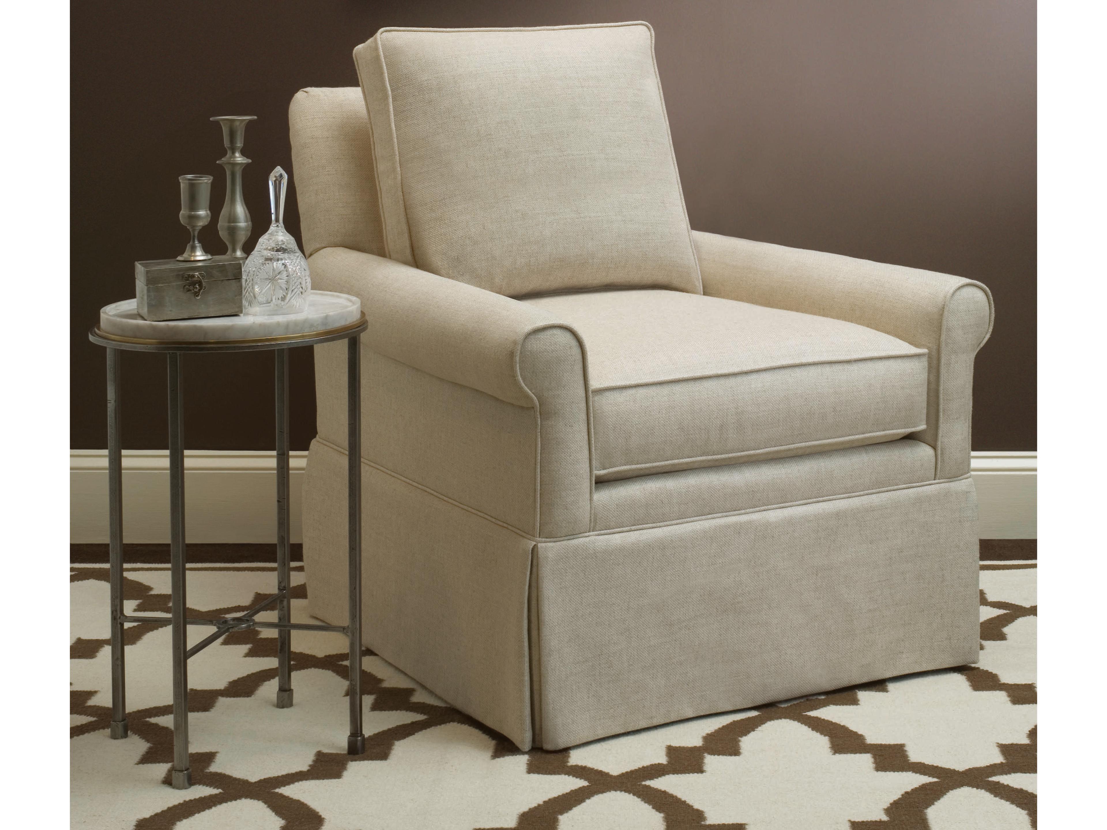 Century Furniture Grand Tour Round Marble End Table