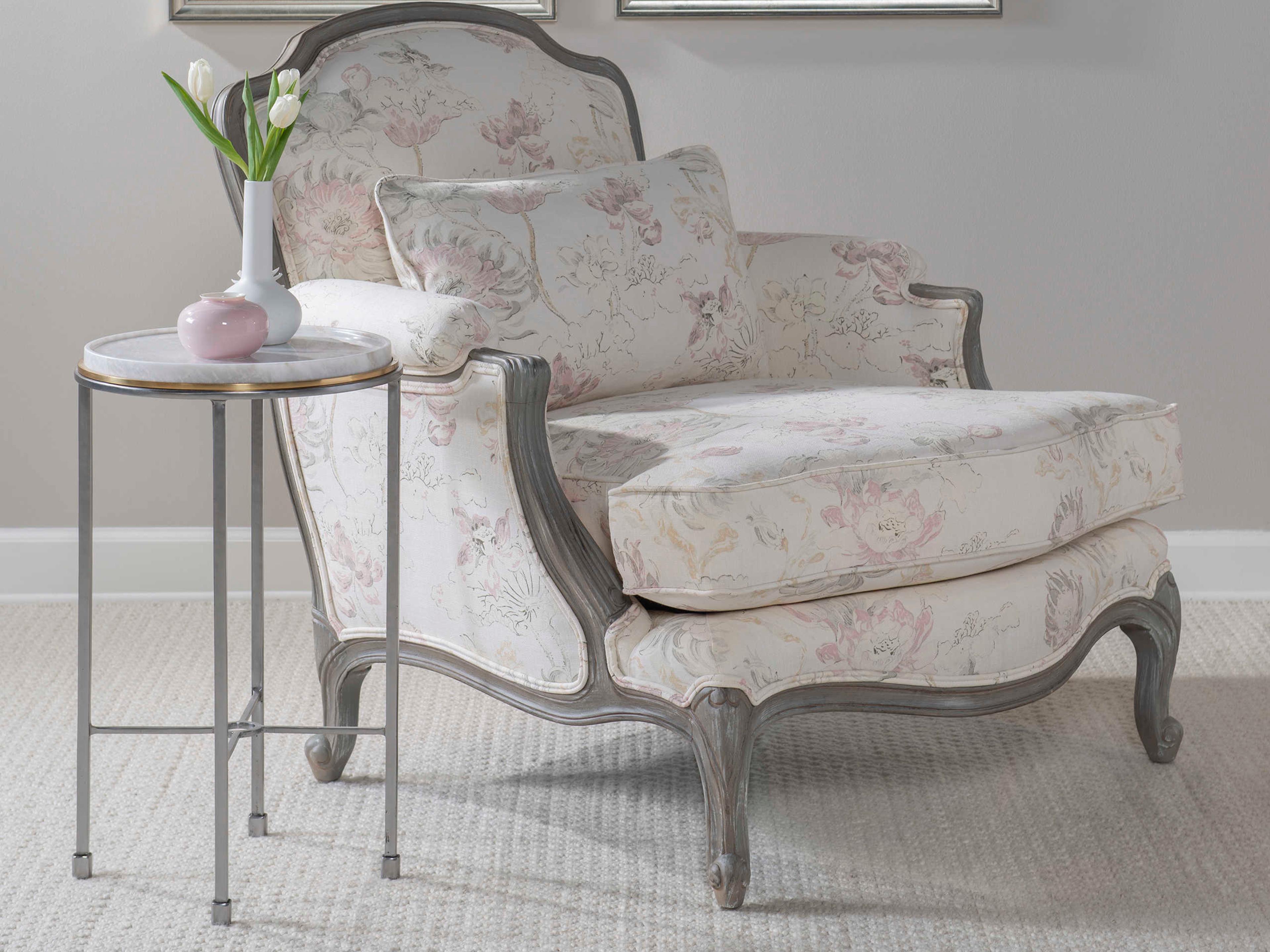 Century Furniture Grand Tour Round Marble End Table