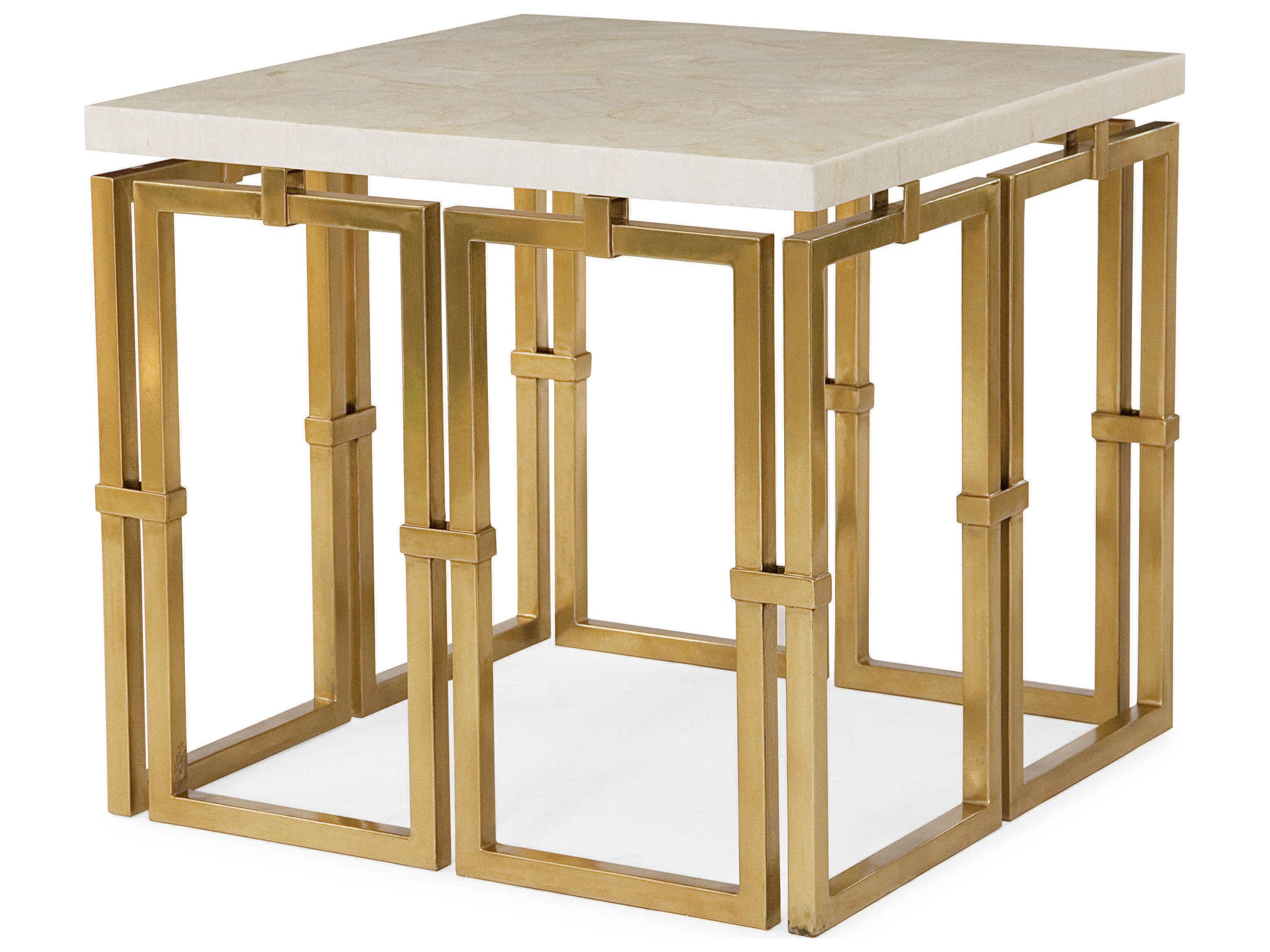 Century Furniture Grand Tour Square Stone End Table