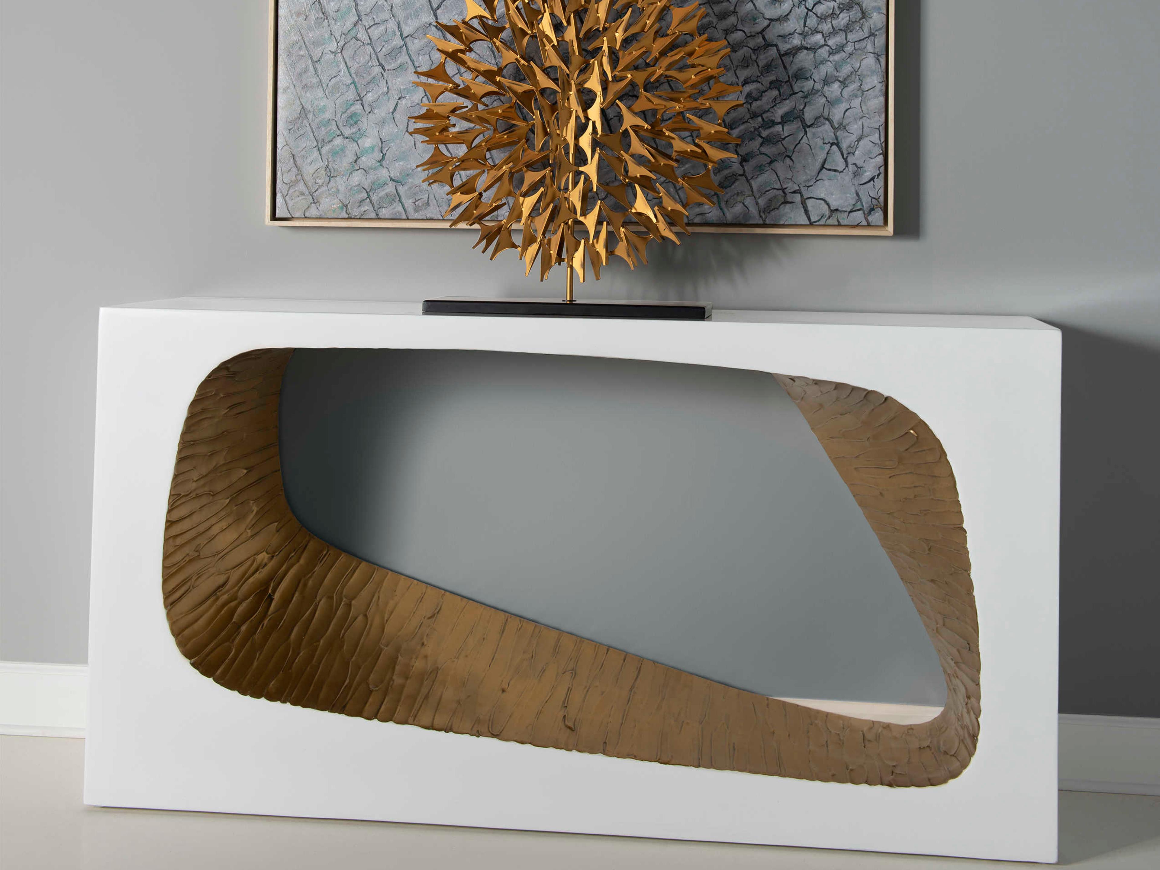 Century Furniture Grand Tour Rectangular Wood Console Table