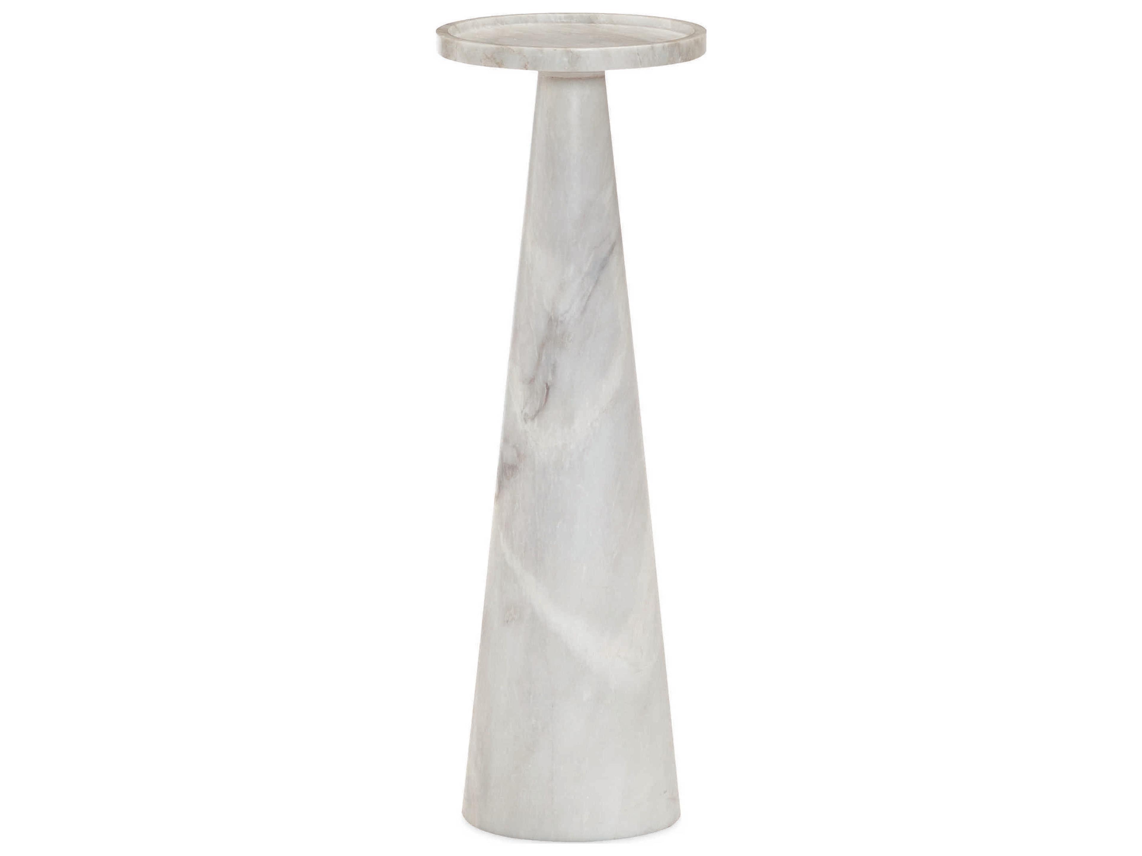 Grand Tour 8" Round Marble End Table