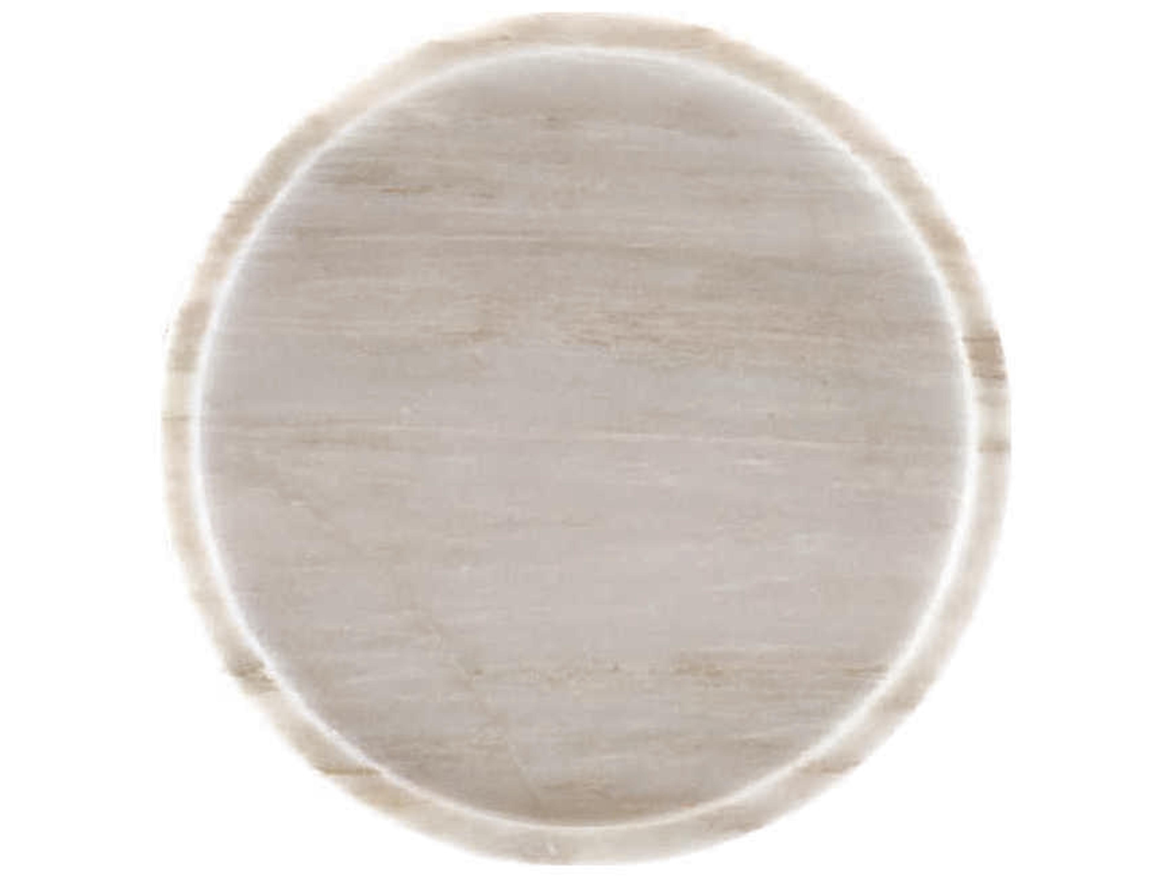 Century Furniture Grand Tour 8" Round Marble End Table