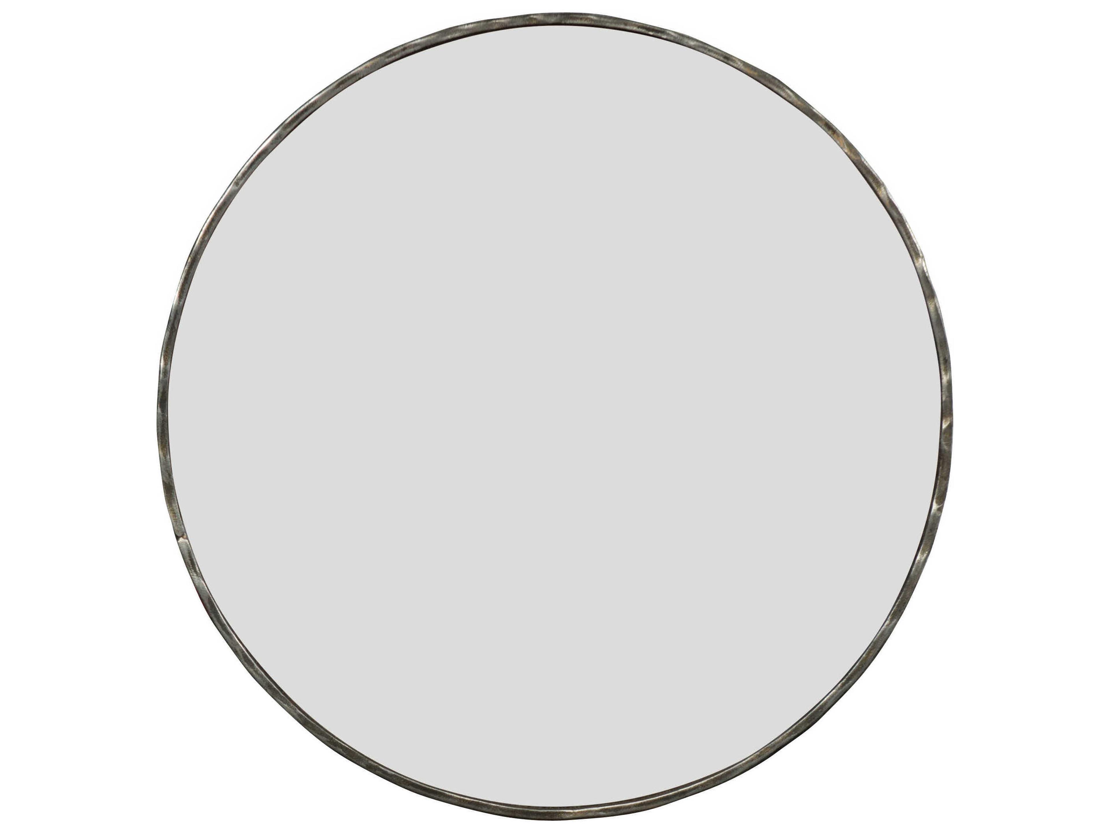 Century Furniture Grand Tour Round Glass Antique Bronze End Table