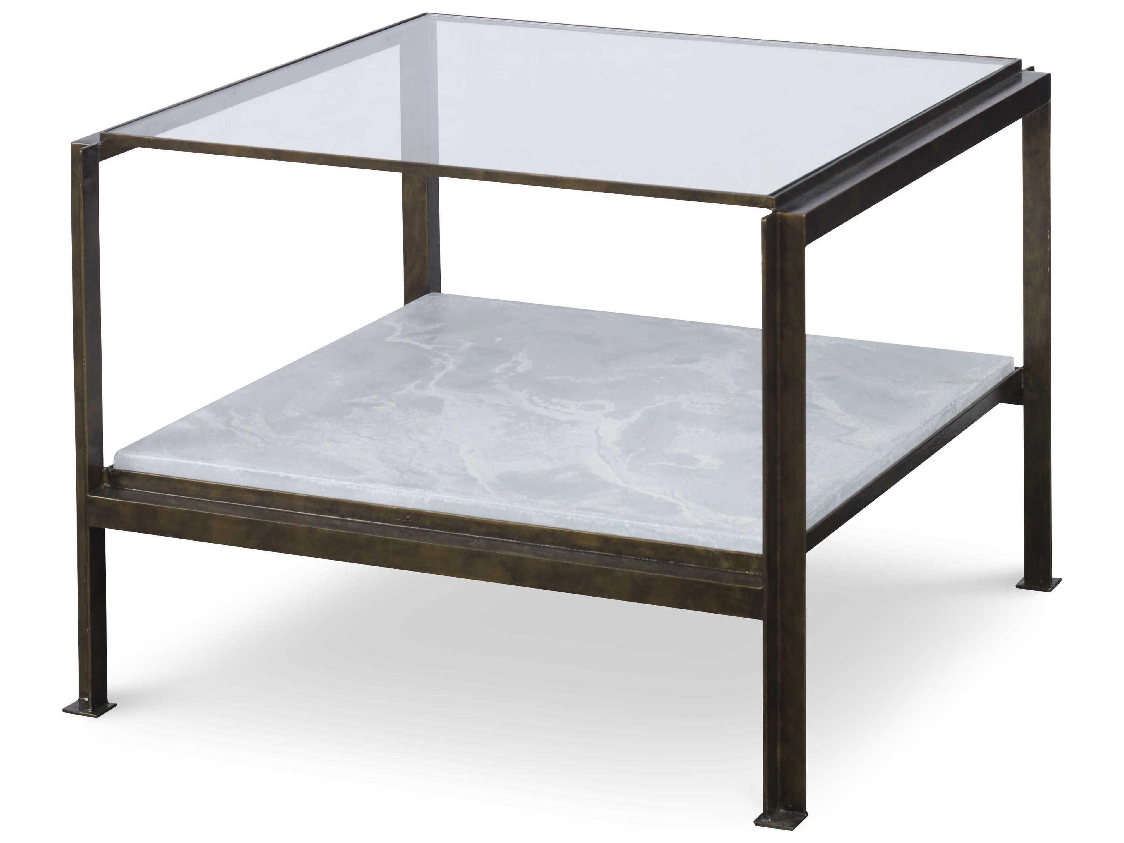 Grand Tour Calhoun Square Bunching Cocktail Table in Oil Rubbed Bronze