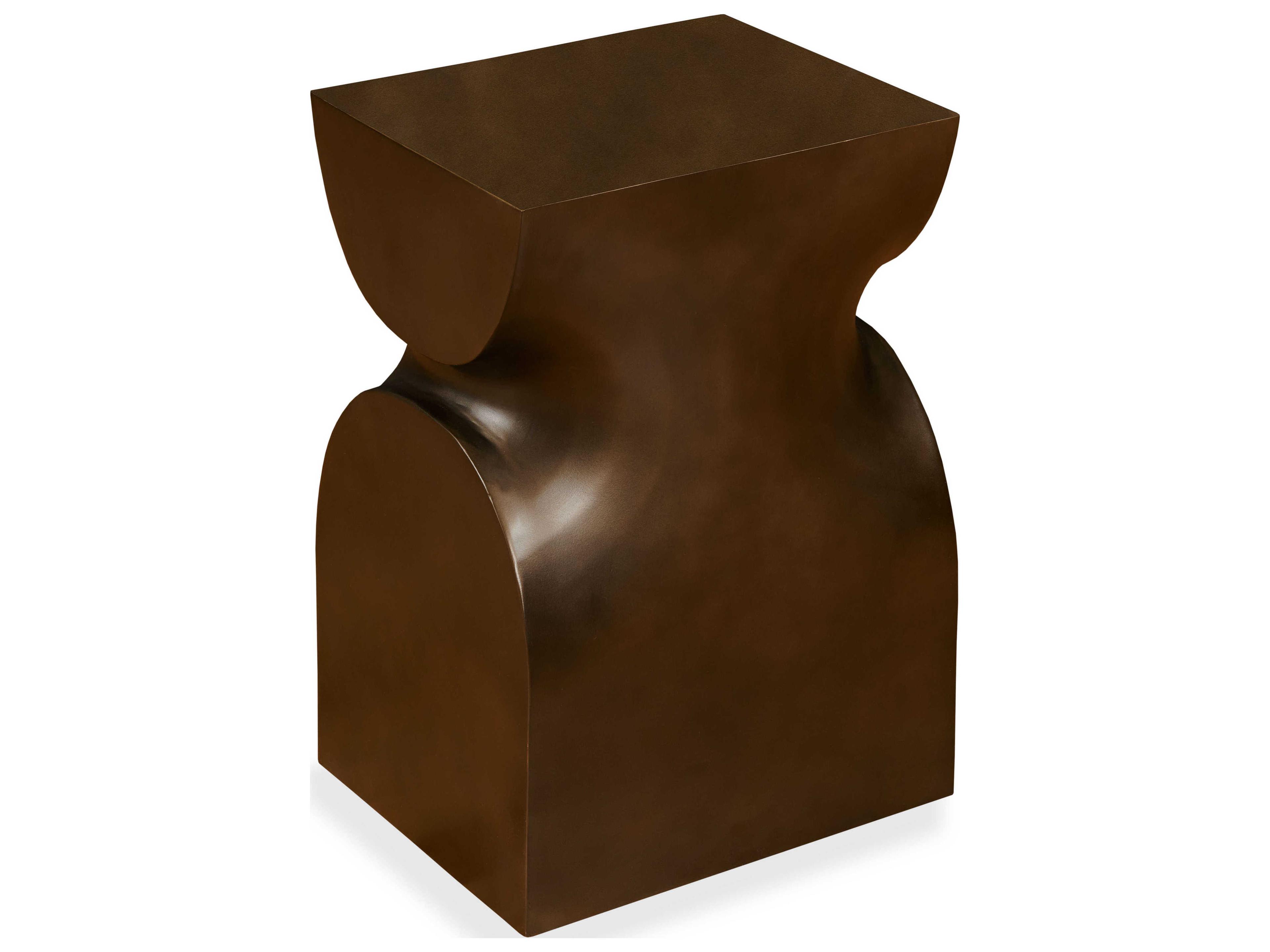 Grand Tour Square Metal Brass End Table