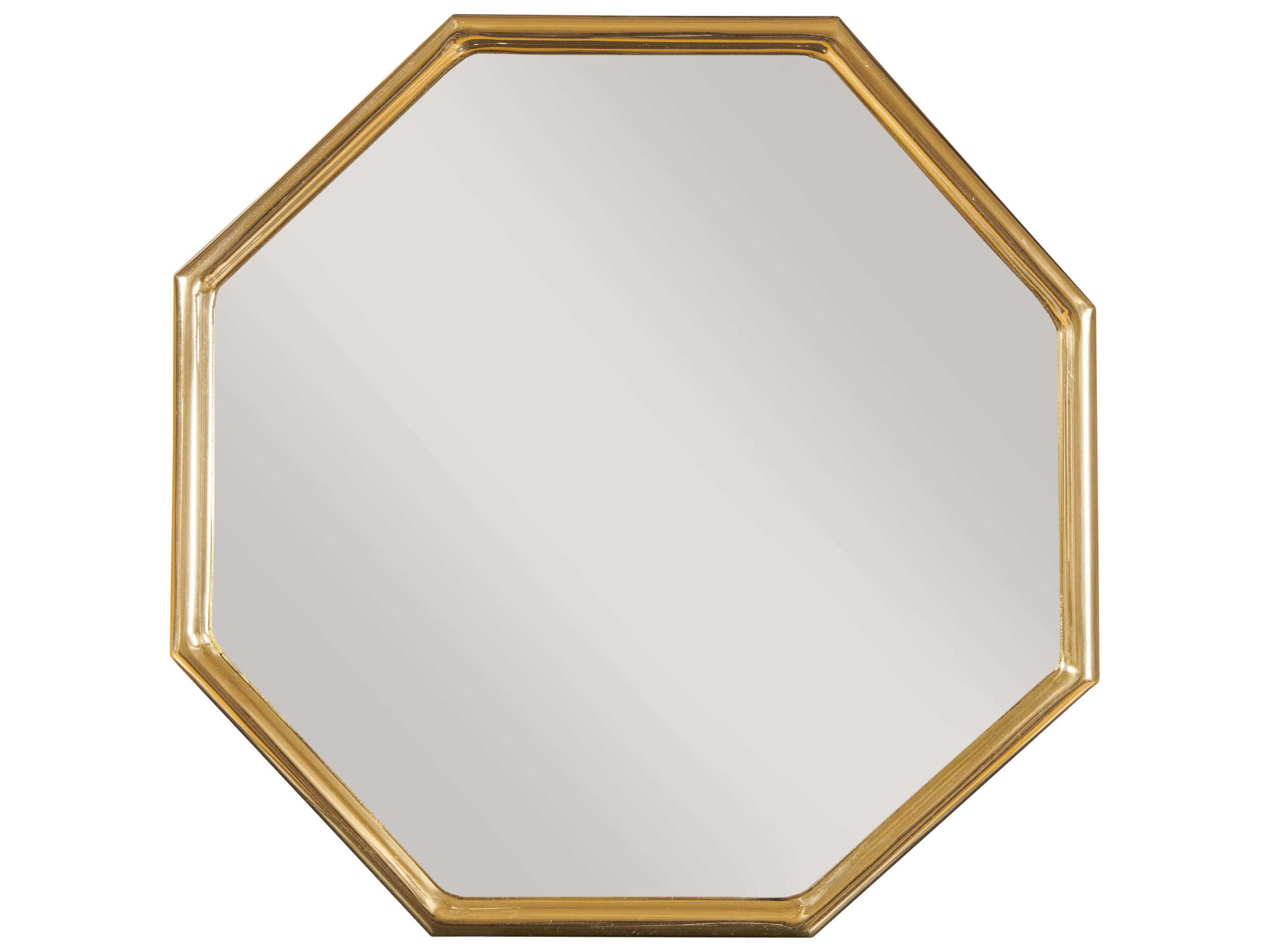 Century Furniture Grand Tour Octagon Mirror Brass End Table