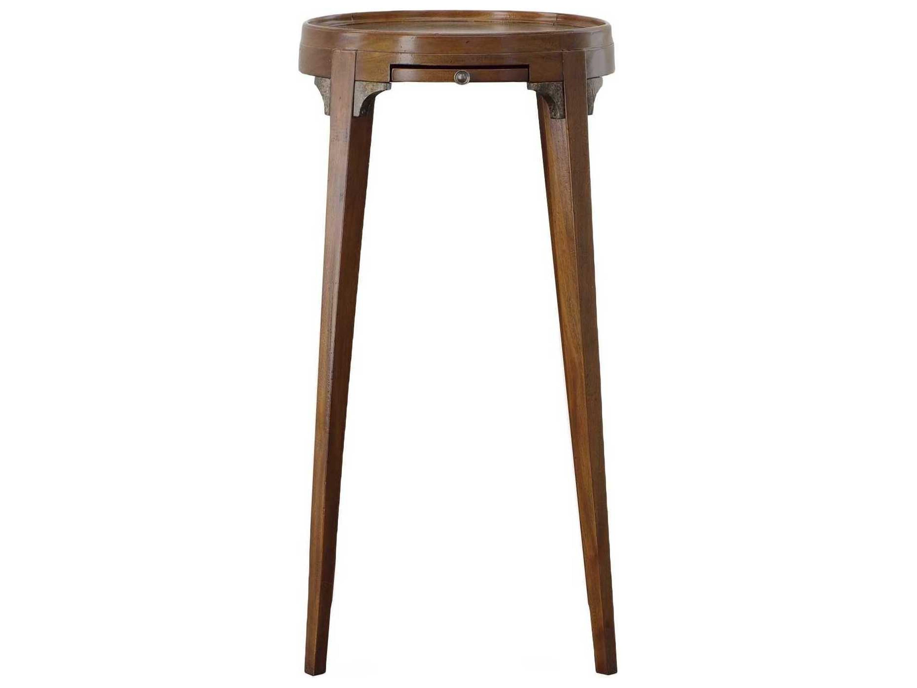 Century Furniture Grand Tour Mahogany Wood Walnut Counter Stool