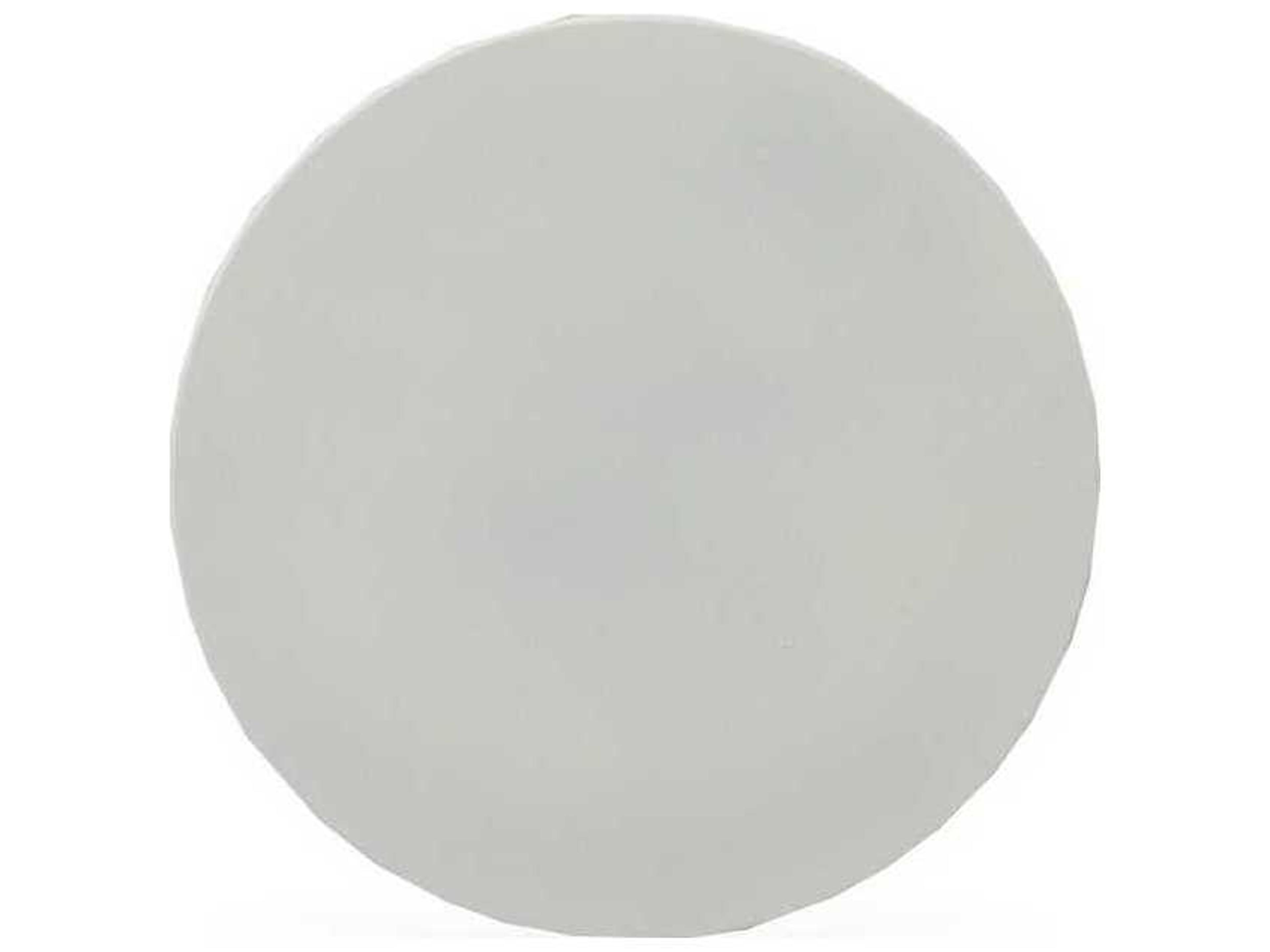 Century Furniture Grand Tour Round Metal White End Table