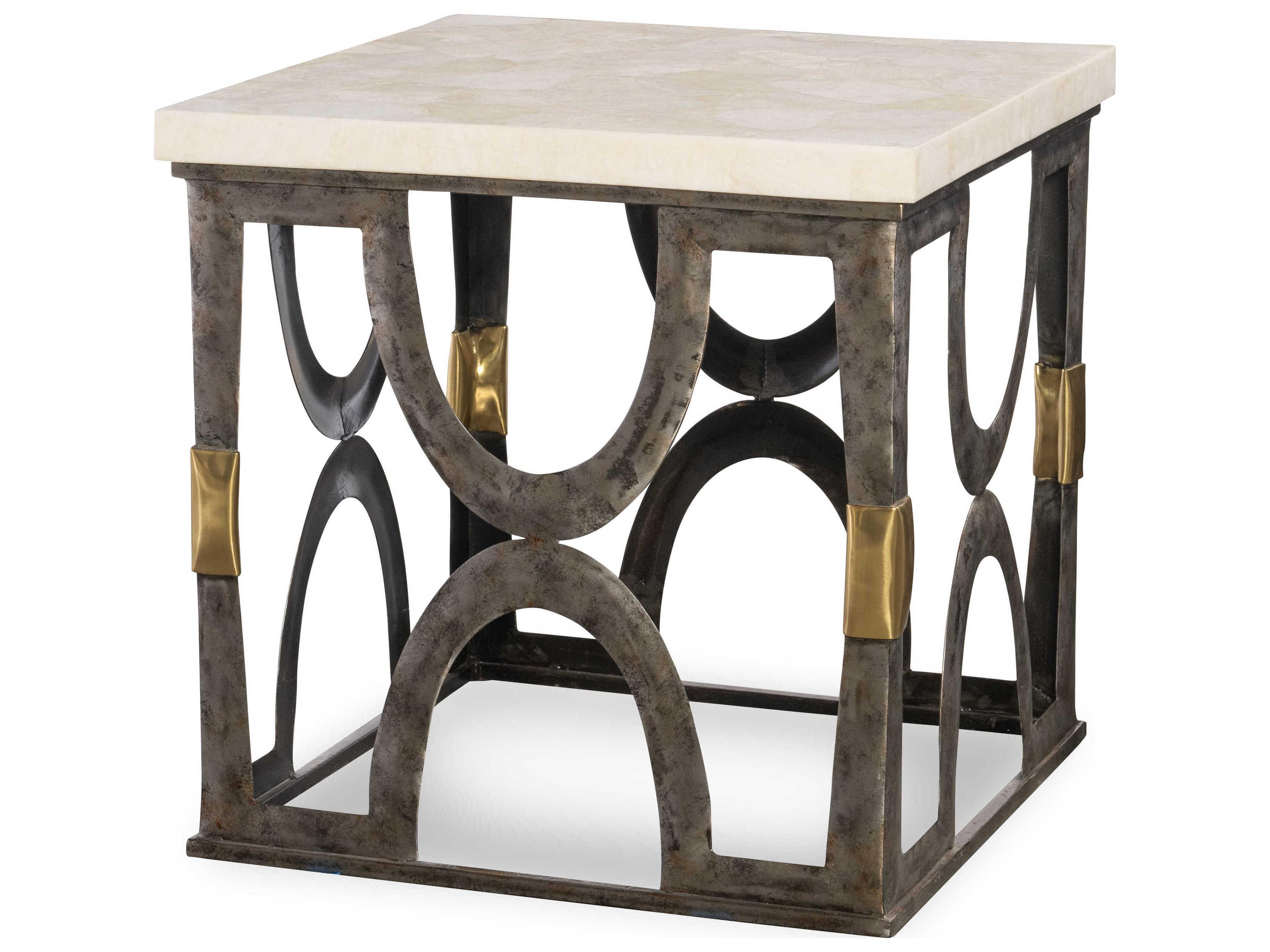 Century Furniture Grand Tour Square Stone End Table