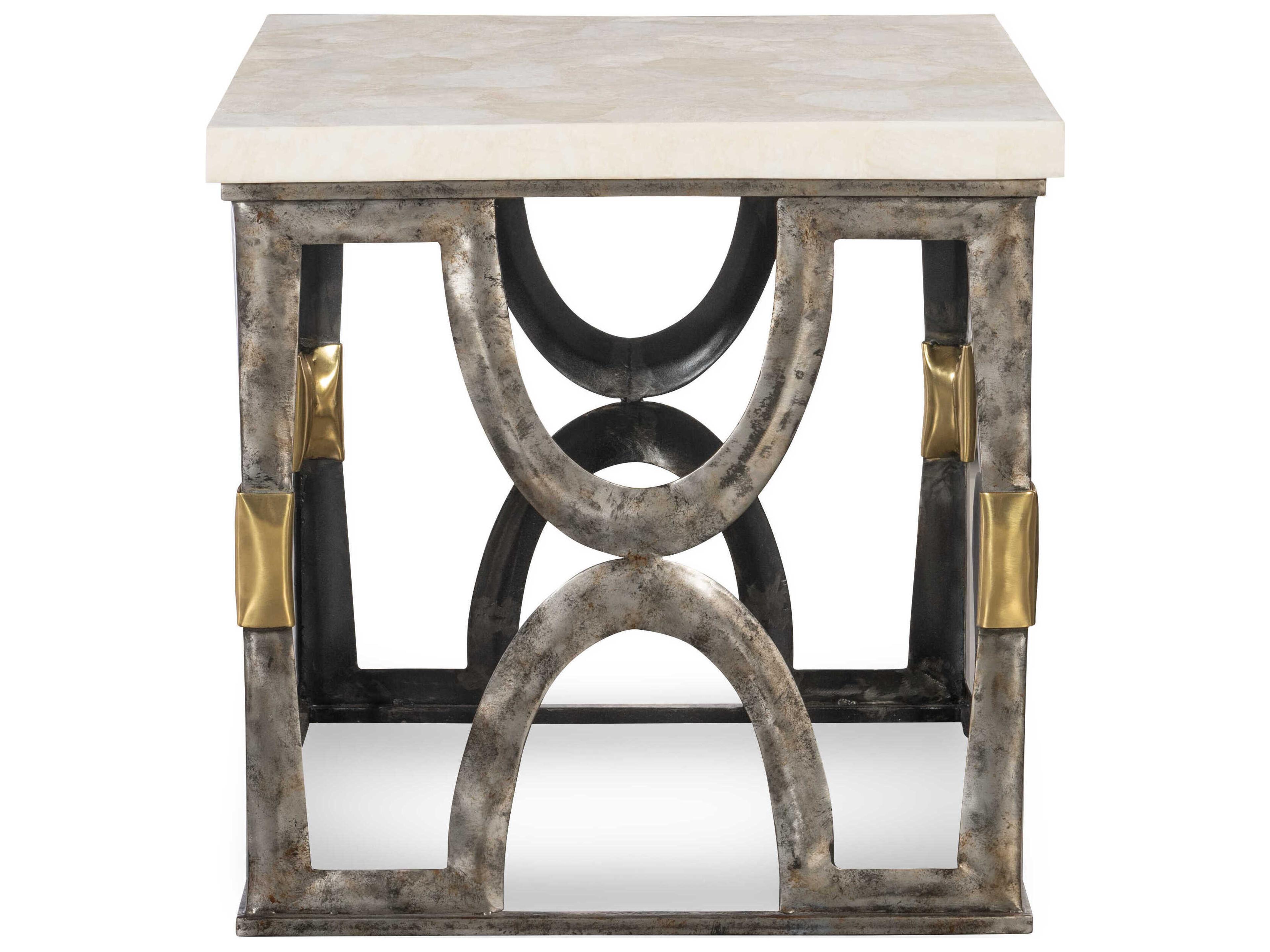 Century Furniture Grand Tour Square Stone End Table