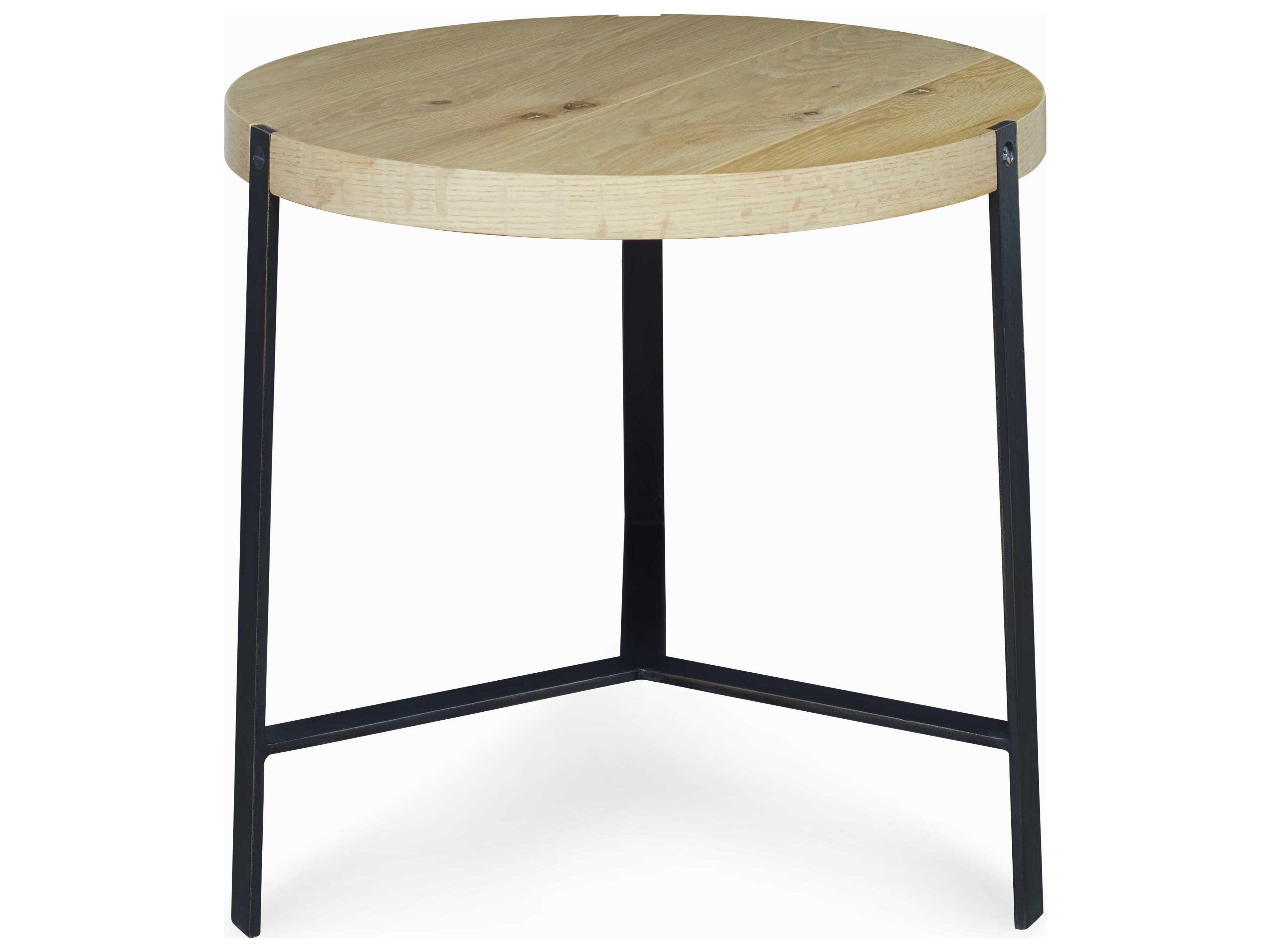Century Furniture Grand Tour Round Wood Natural End Table