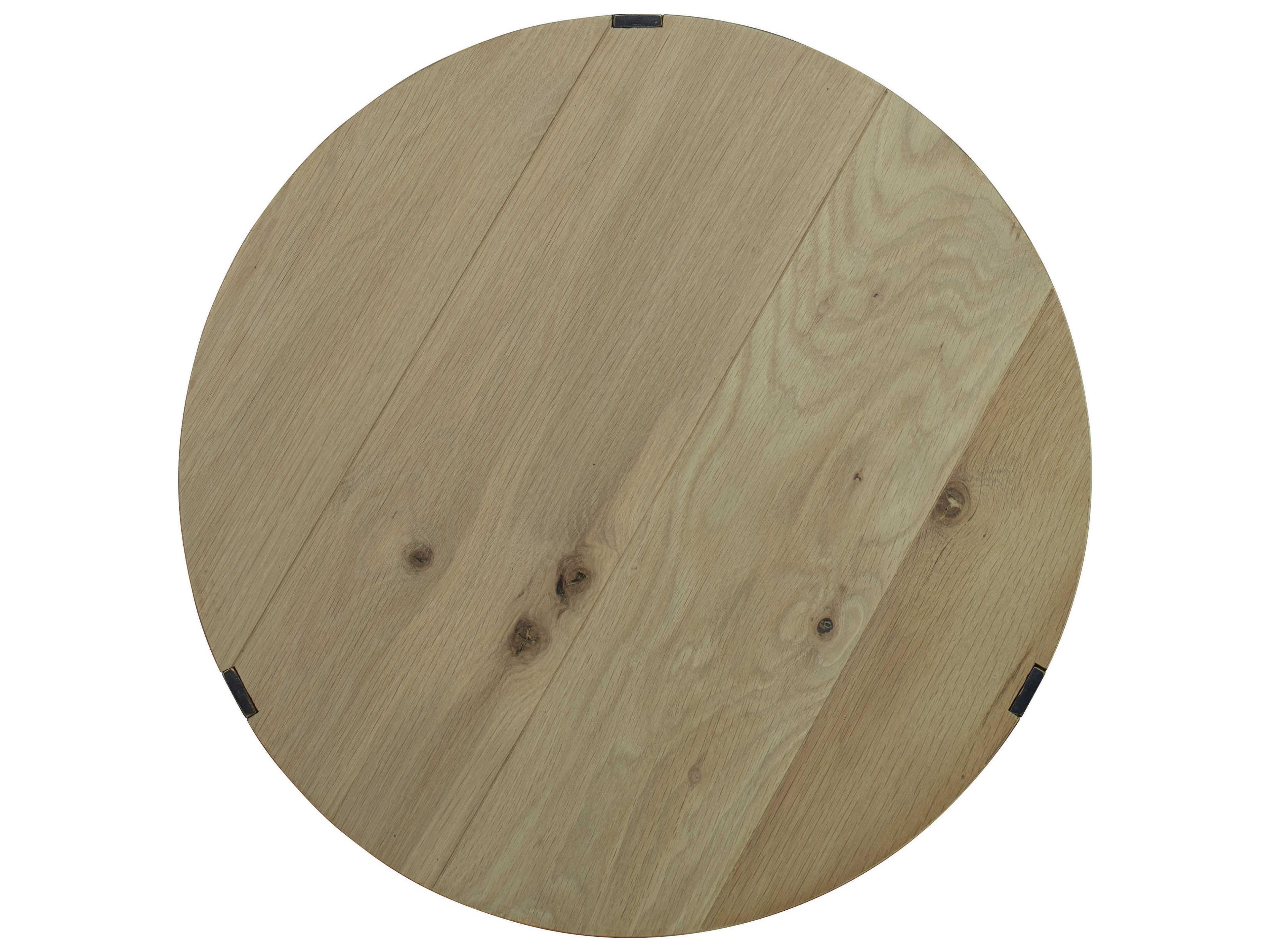 Century Furniture Grand Tour Round Wood Natural End Table