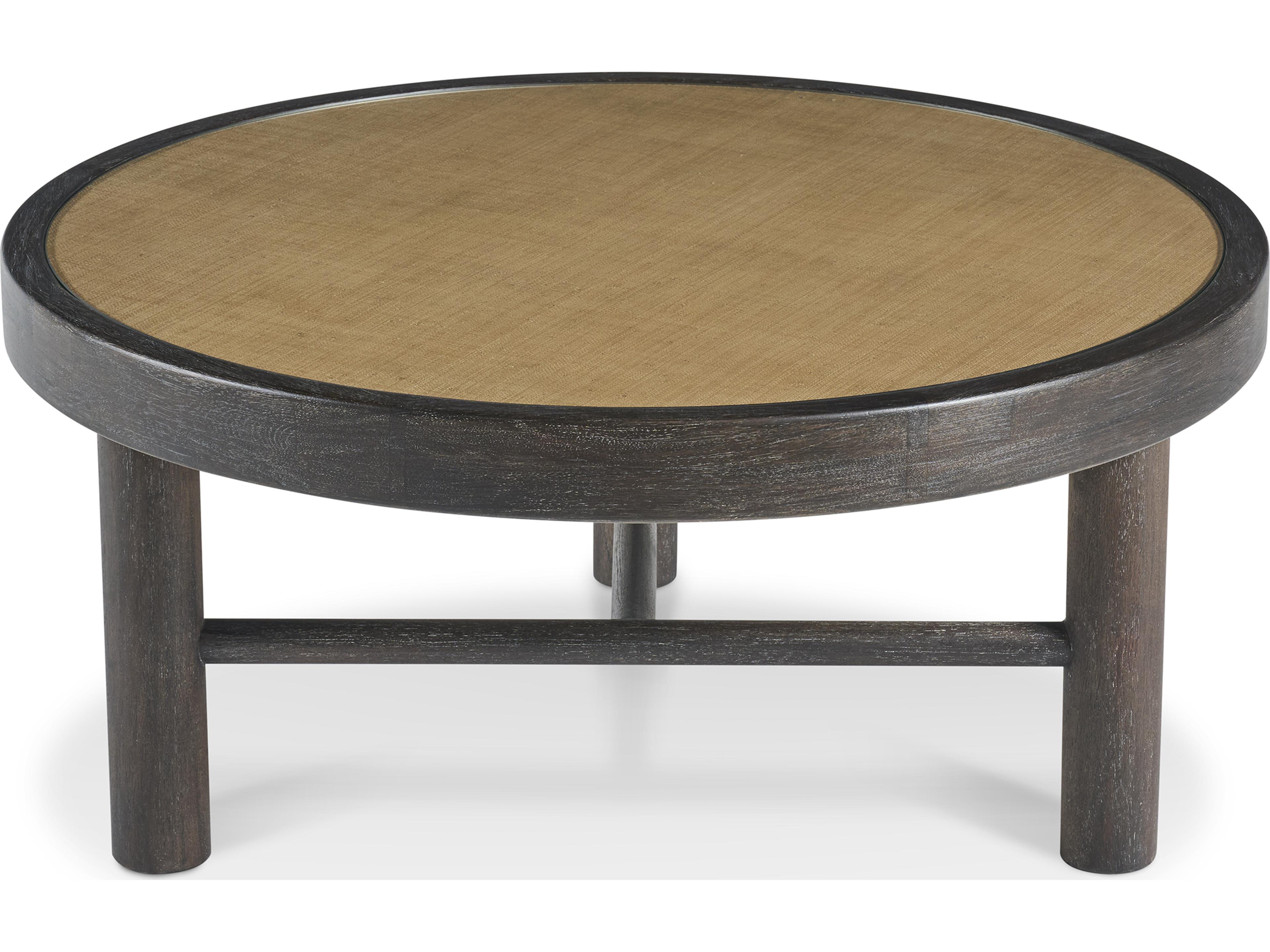 Century Furniture Grand Tour Round Glass Coffee Table