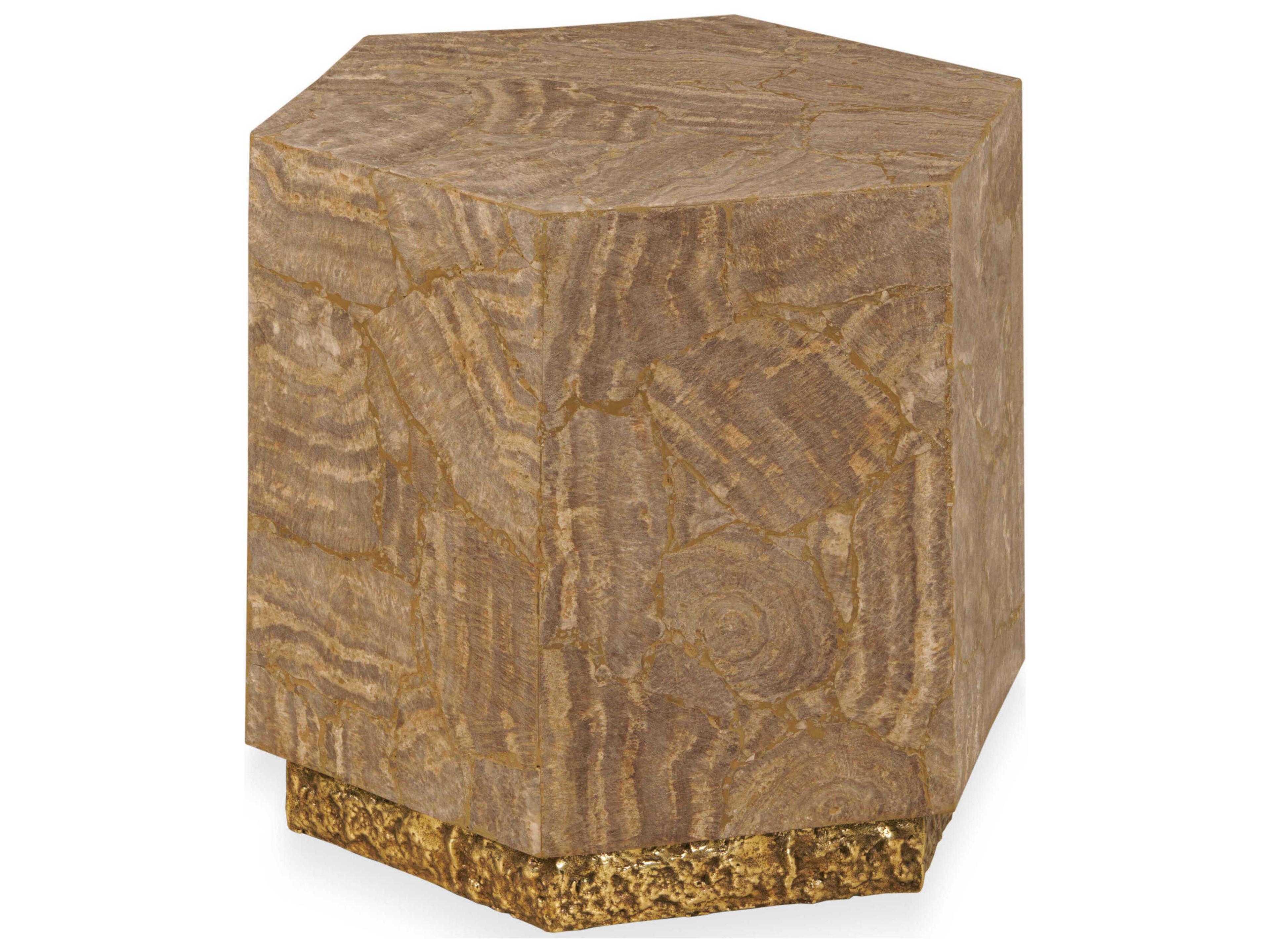Grand Tour Aidan Hexagon Metal End Table
