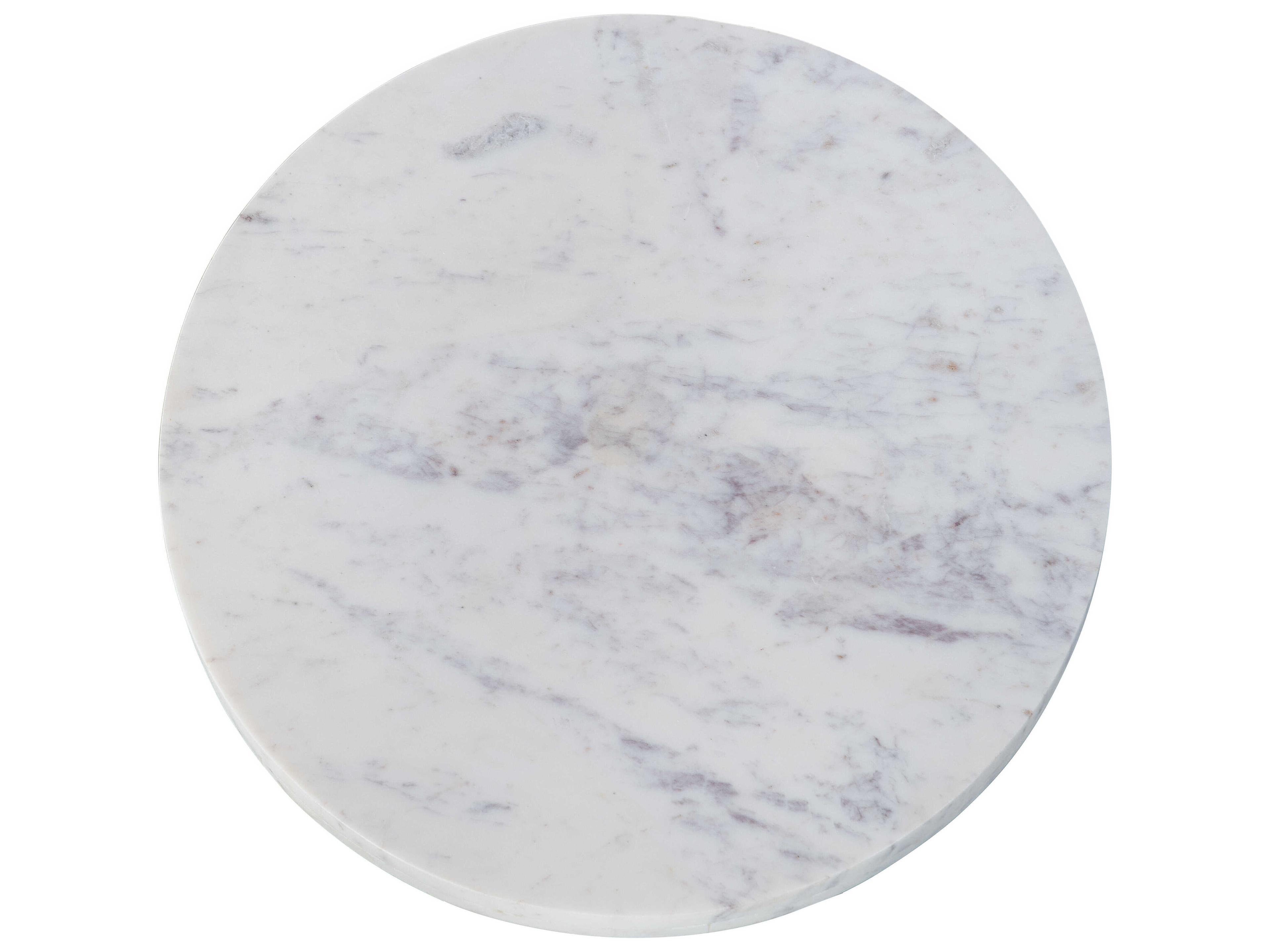 Century Furniture Grand Tour Tivoli Round Marble End Table