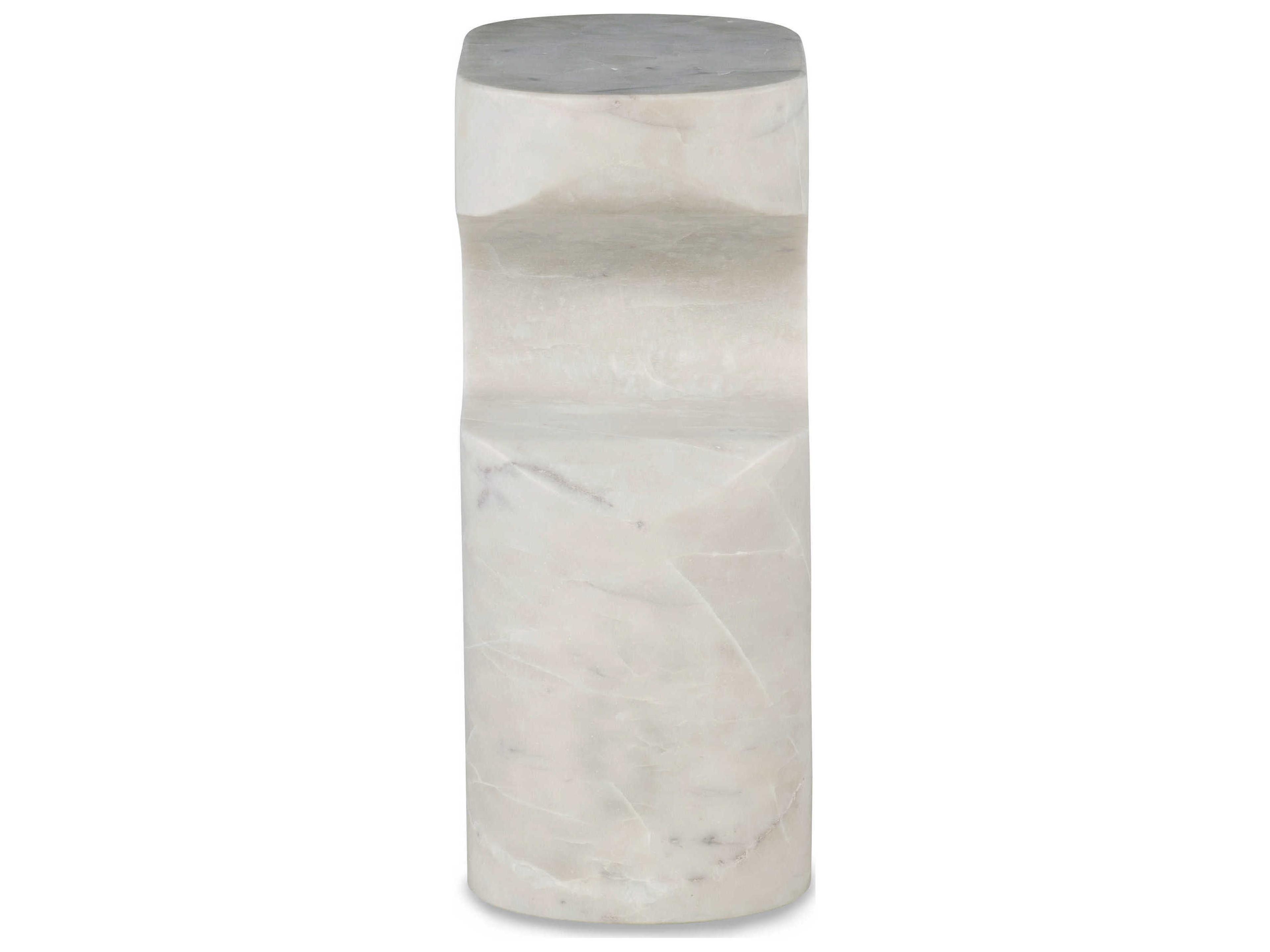 Century Furniture Grand Tour Bernini Oval Marble End Table