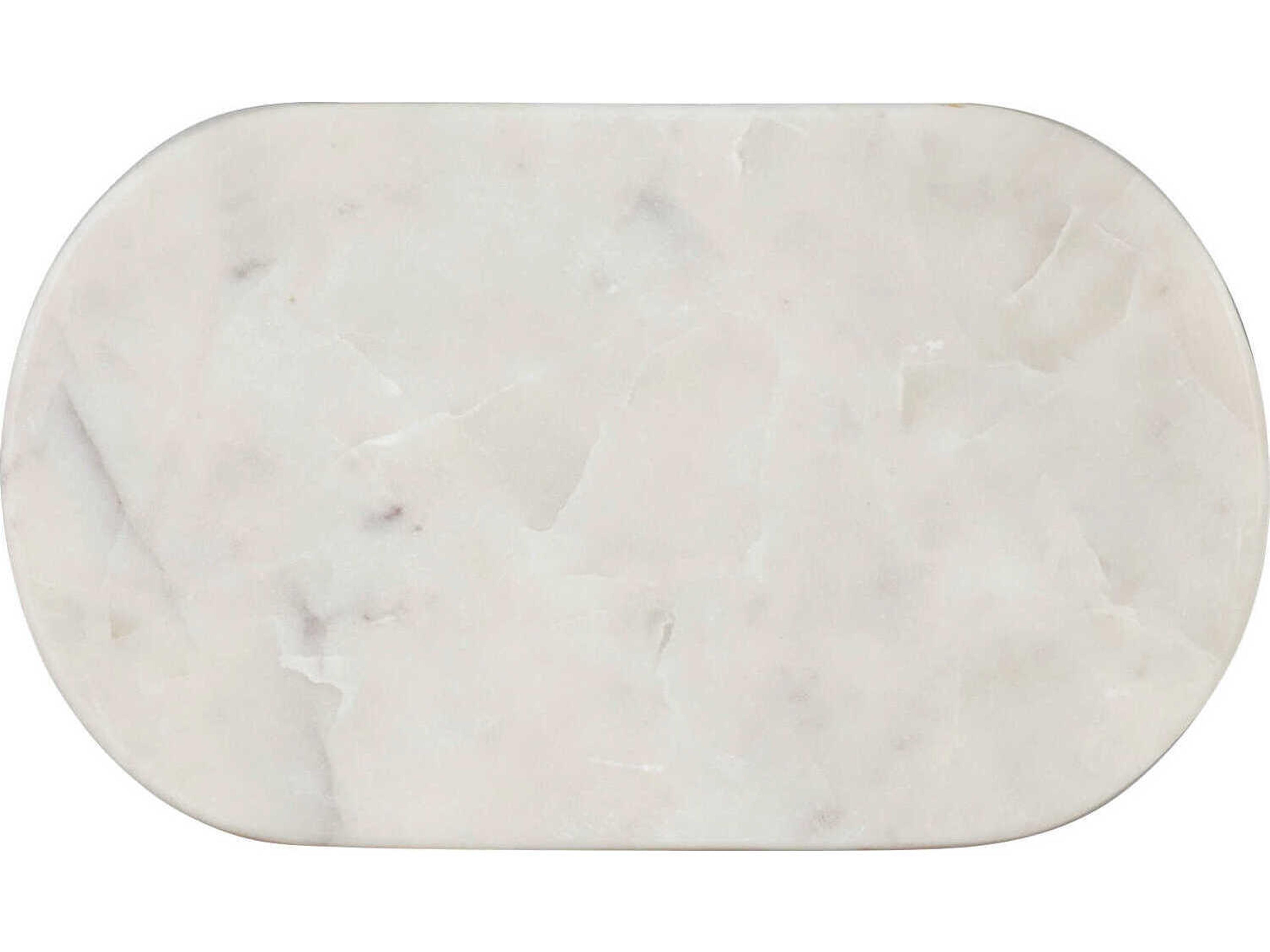 Century Furniture Grand Tour Bernini Oval Marble End Table