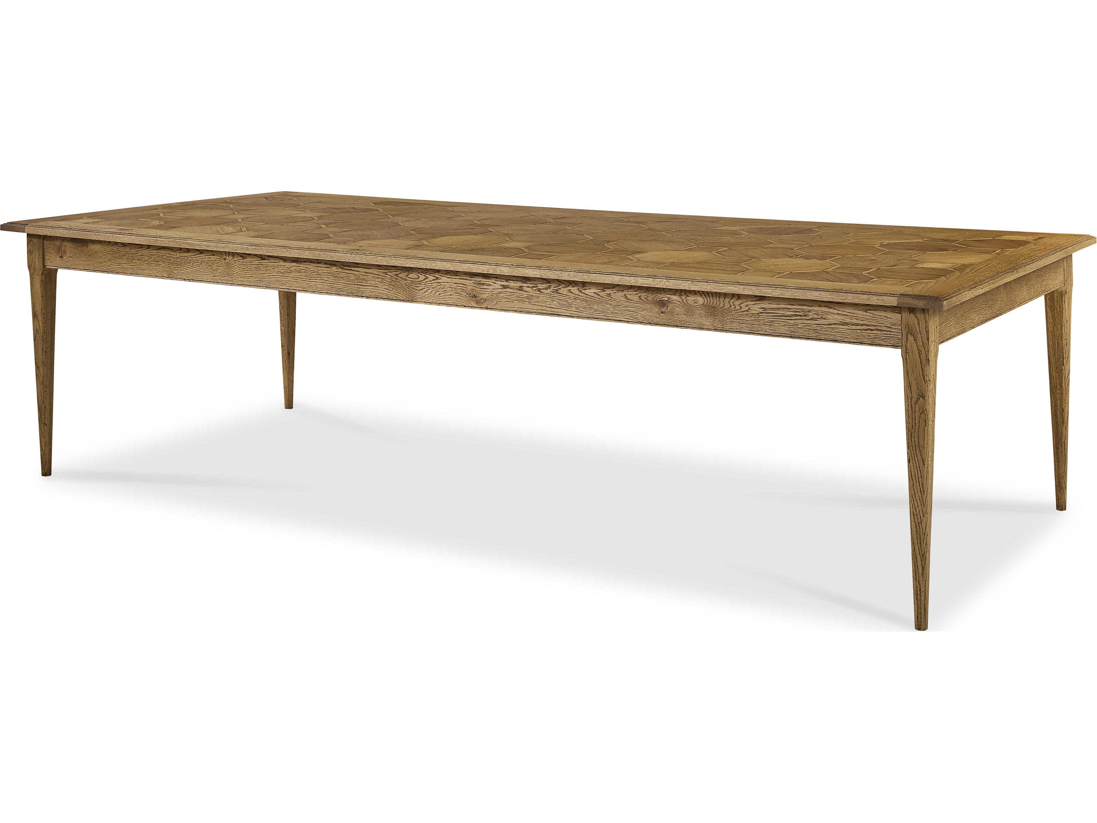 Grand Tour Parquet Rectangular Wood Dining Table