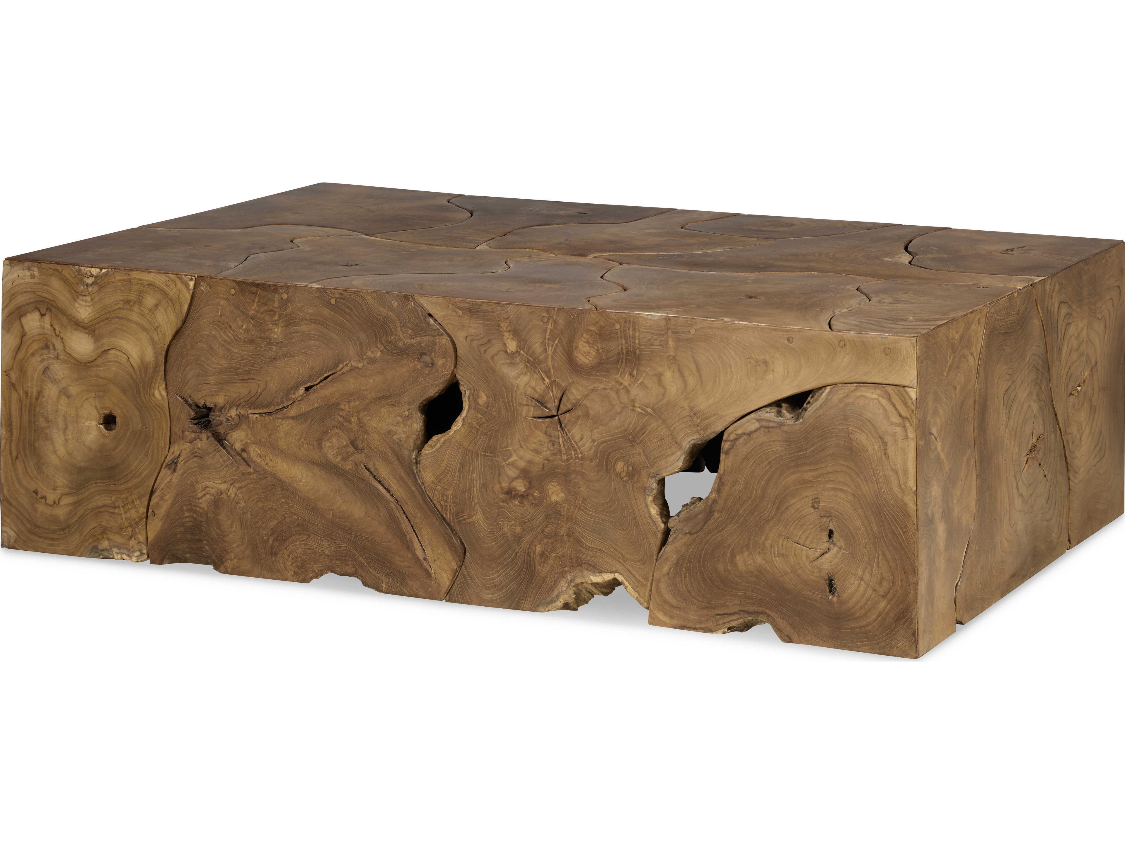 Grand Tour Teak Roots Rectangular Wood Coffee Table
