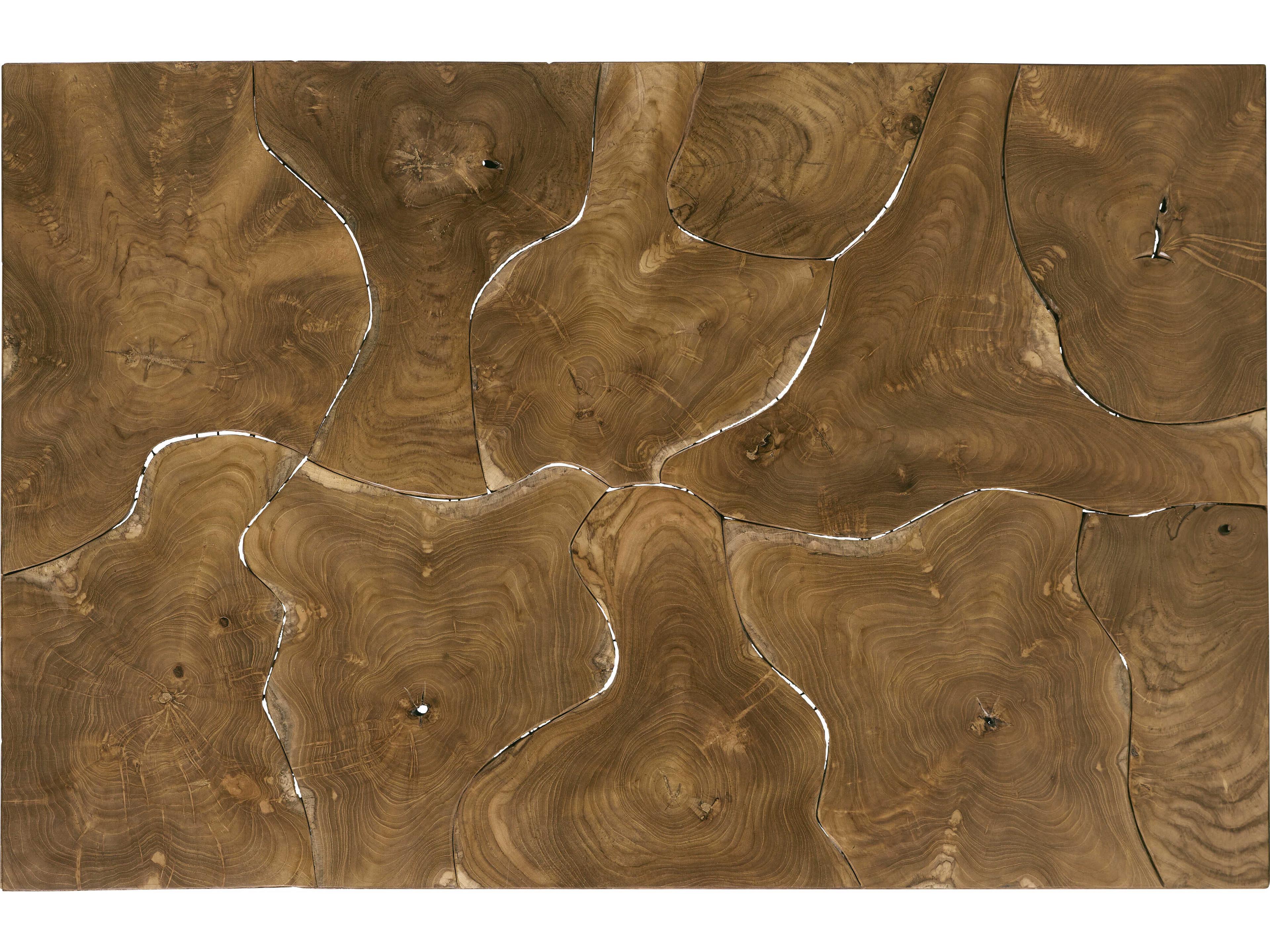 Century Furniture Grand Tour Teak Roots Rectangular Wood Coffee Table