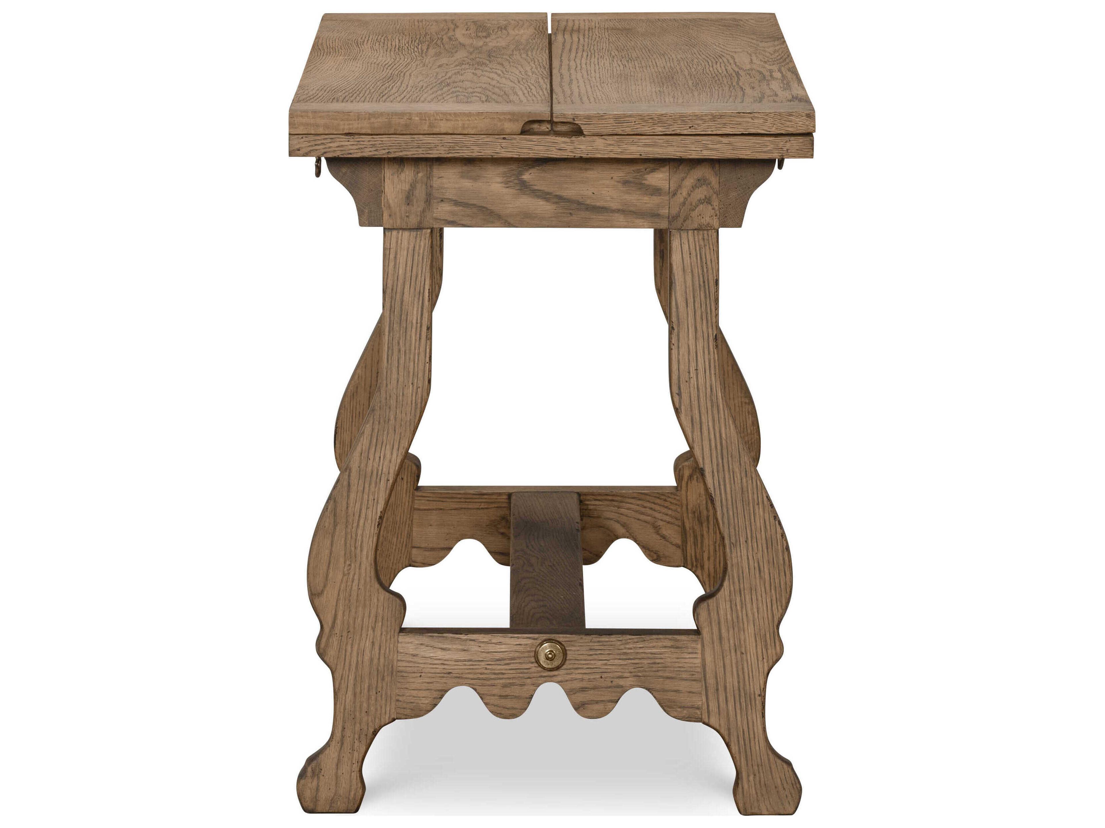 Century Furniture Grand Tour Manning Rectangular Wood End Table
