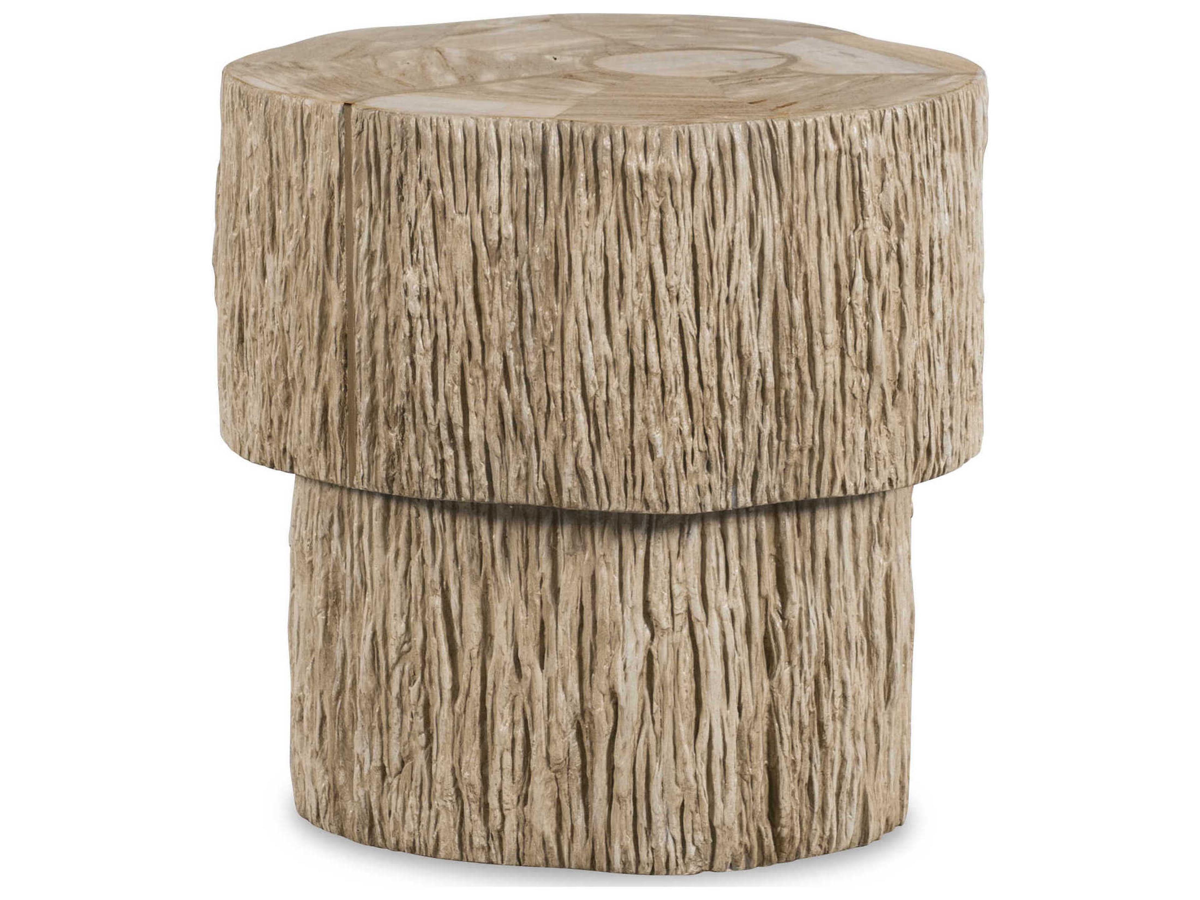 Century Furniture Grand Tour Elan Round Wood Light End Table